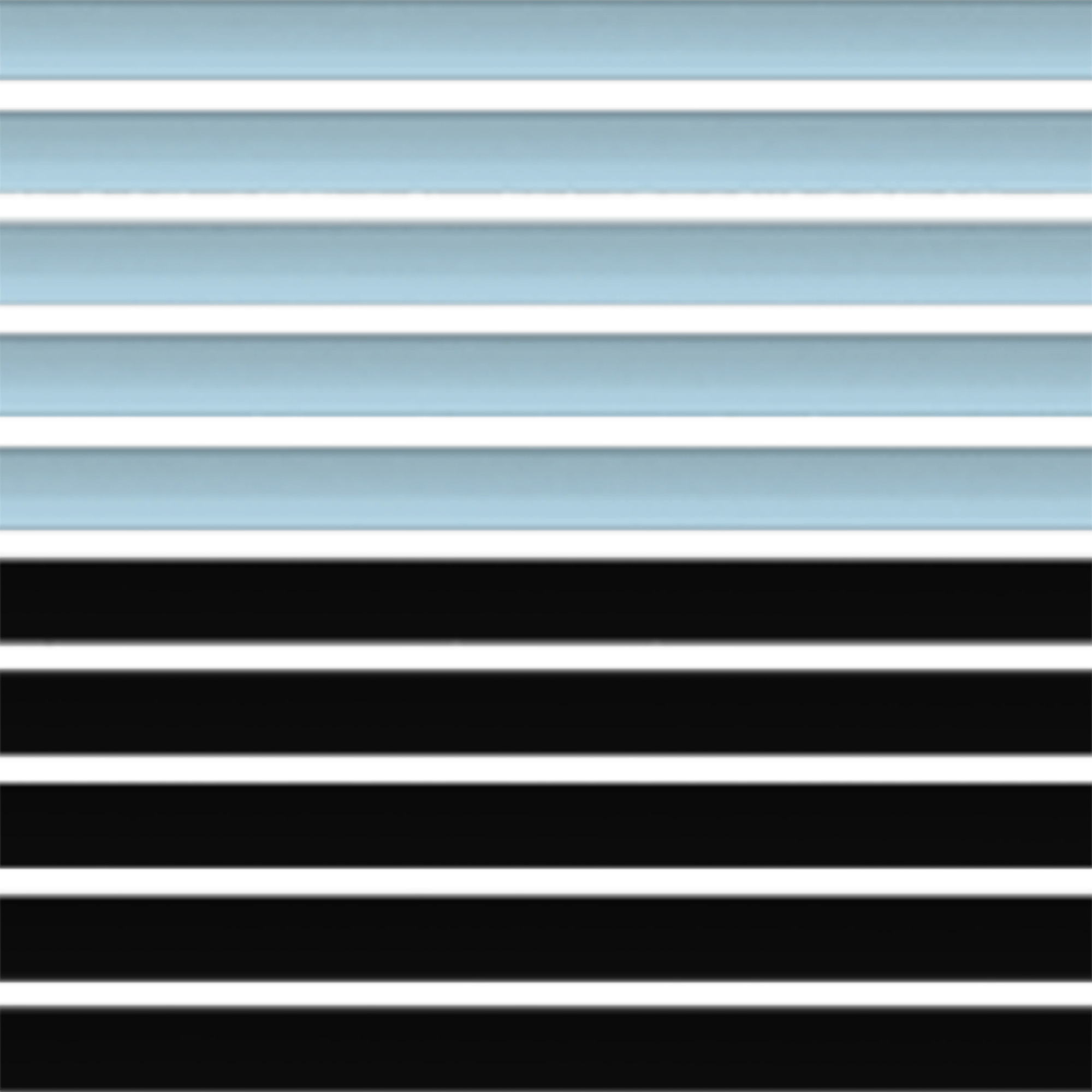 Lamellen-Muster für Aluminium-Jalousie nach Maß | 25 mm / MC05 Duo blau-schwarz / matt