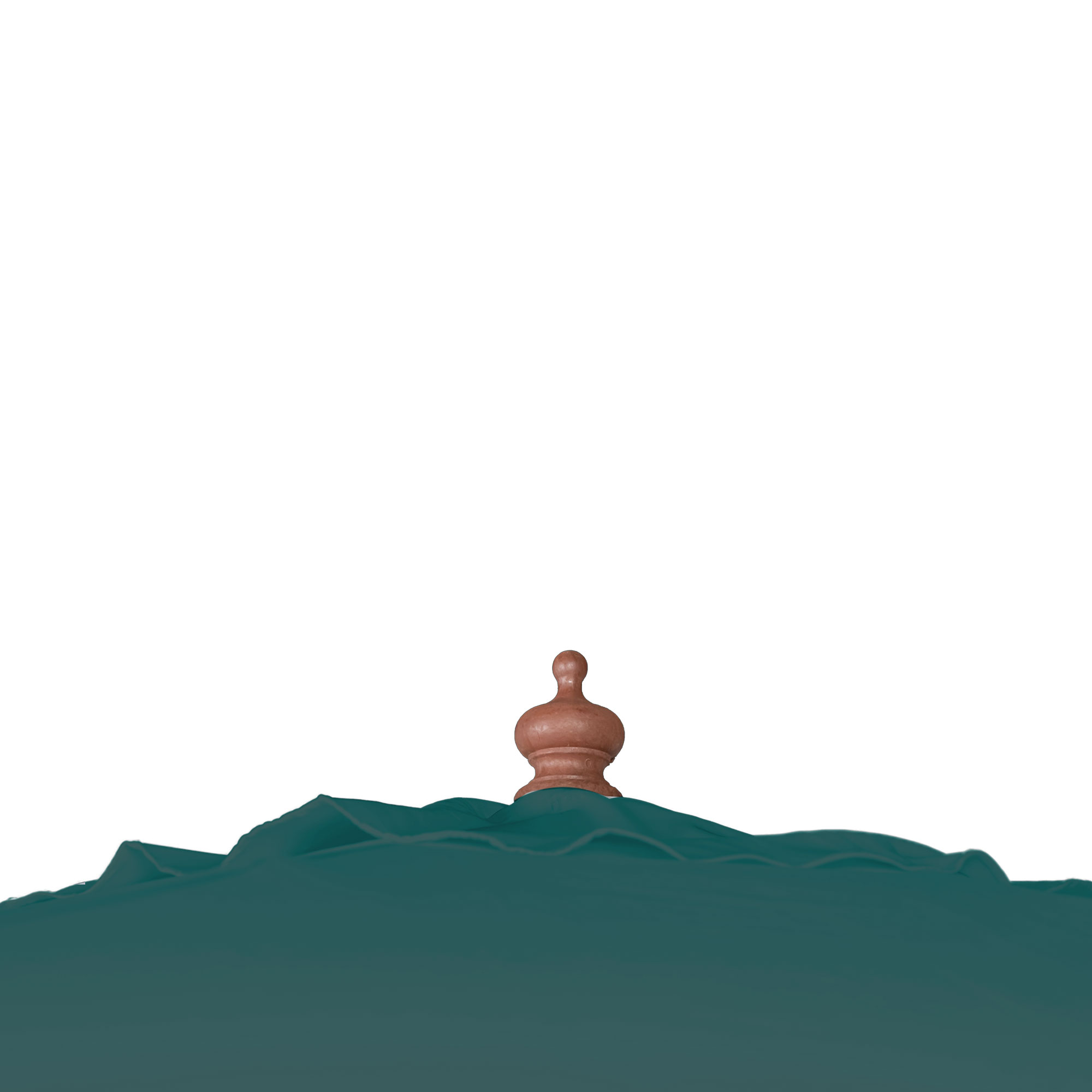 slider_image_0ca027adce0e4d4a858a925b58554af5 Knickbarer Holz-Sonnenschirm mit dekorativer Spitze, teilweise geöffnet