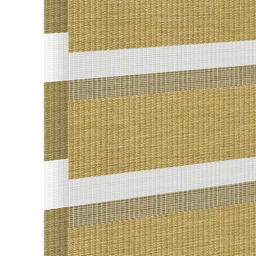 Stoffmuster für Doppelrollo nach Maß | BH-22 ahorn / lichtdurchlässig / Graz