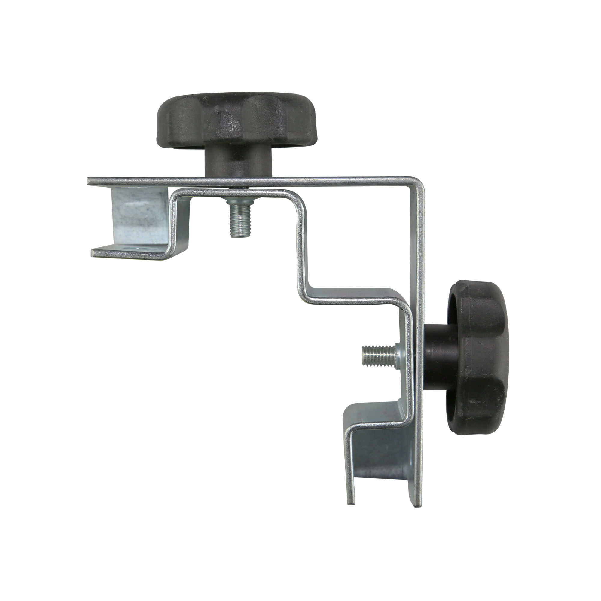 Verbindungselement für Faltpavillon mit zwei Drehknöpfen zur Befestigung