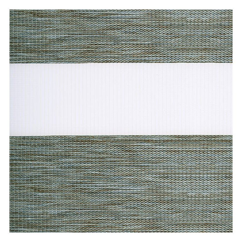 Stoffmuster für Doppelrollo nach Maß | G7838 braun-grau / lichtdurchlässig / Rio