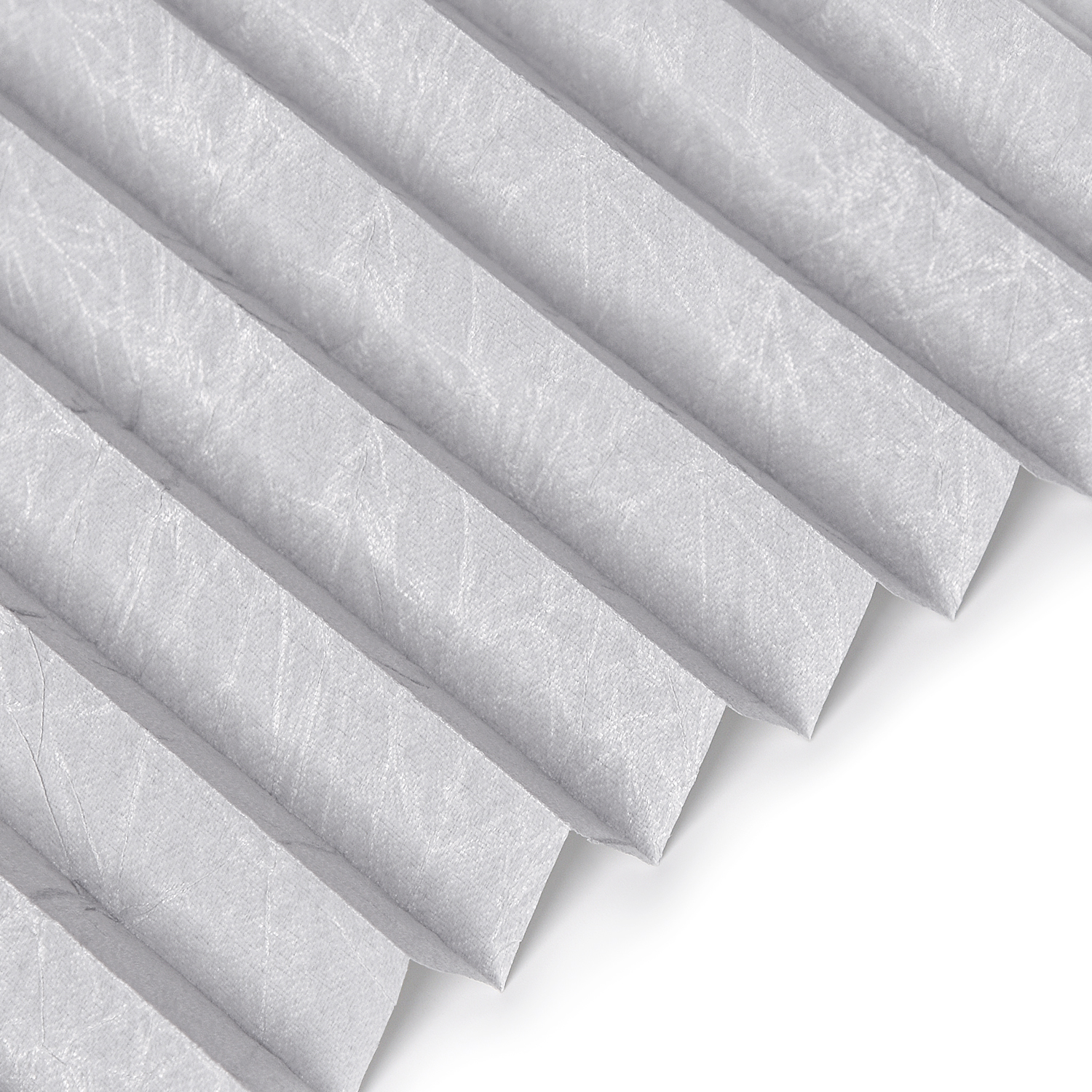 Stoffmuster für Plissee nach Maß | C208CH hellgrau / lichtdurchlässig / CH Crush