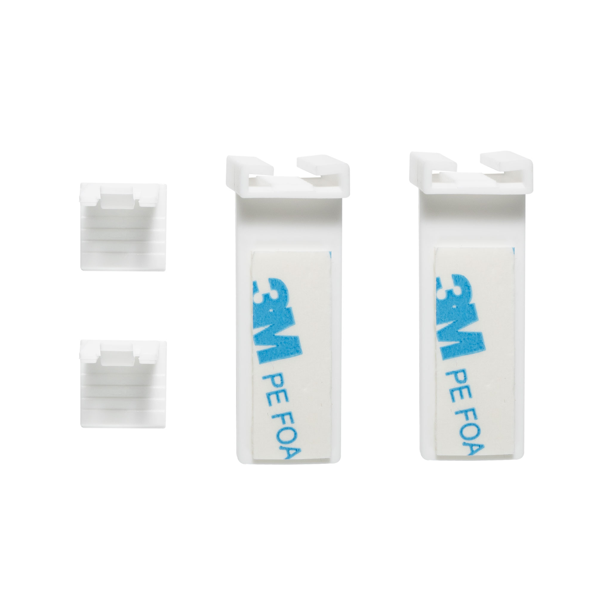 Set aus zwei Klemmhaltern für Verdunkelungs- und Thermorollo, geeignet für Fensterflügel