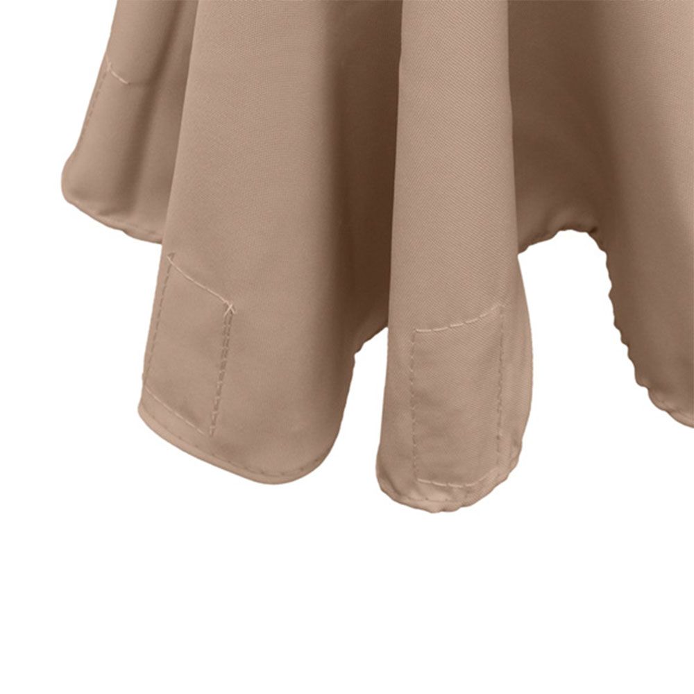 Bespannung für Ampelschirm, Detailansicht des Stoffes und der Nähte