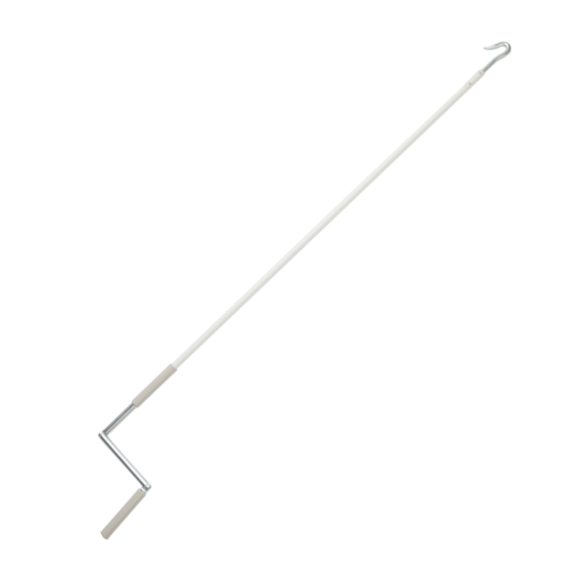 Markisen-Knickkurbel mit Haken und Griff zur Bedienung von Markisen