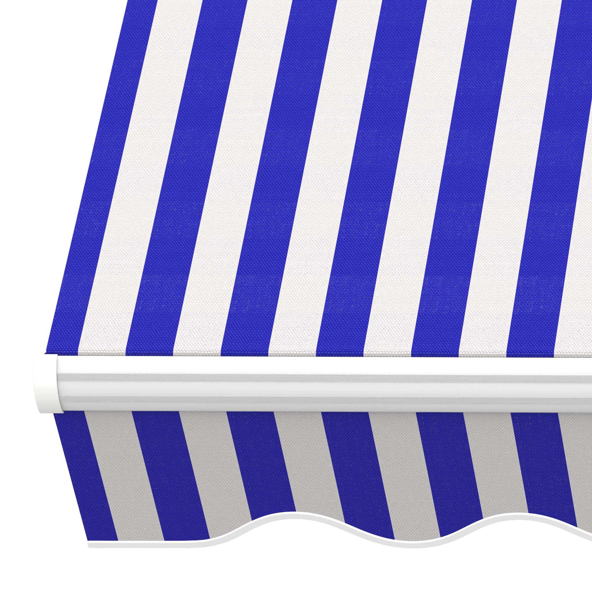 slider_image_01928fc066fe72e1a31ecb050b7bd46c Gelenkarmmarkise Basic 2000 mit gestreiftem Stoff und geschwungenem Abschluss