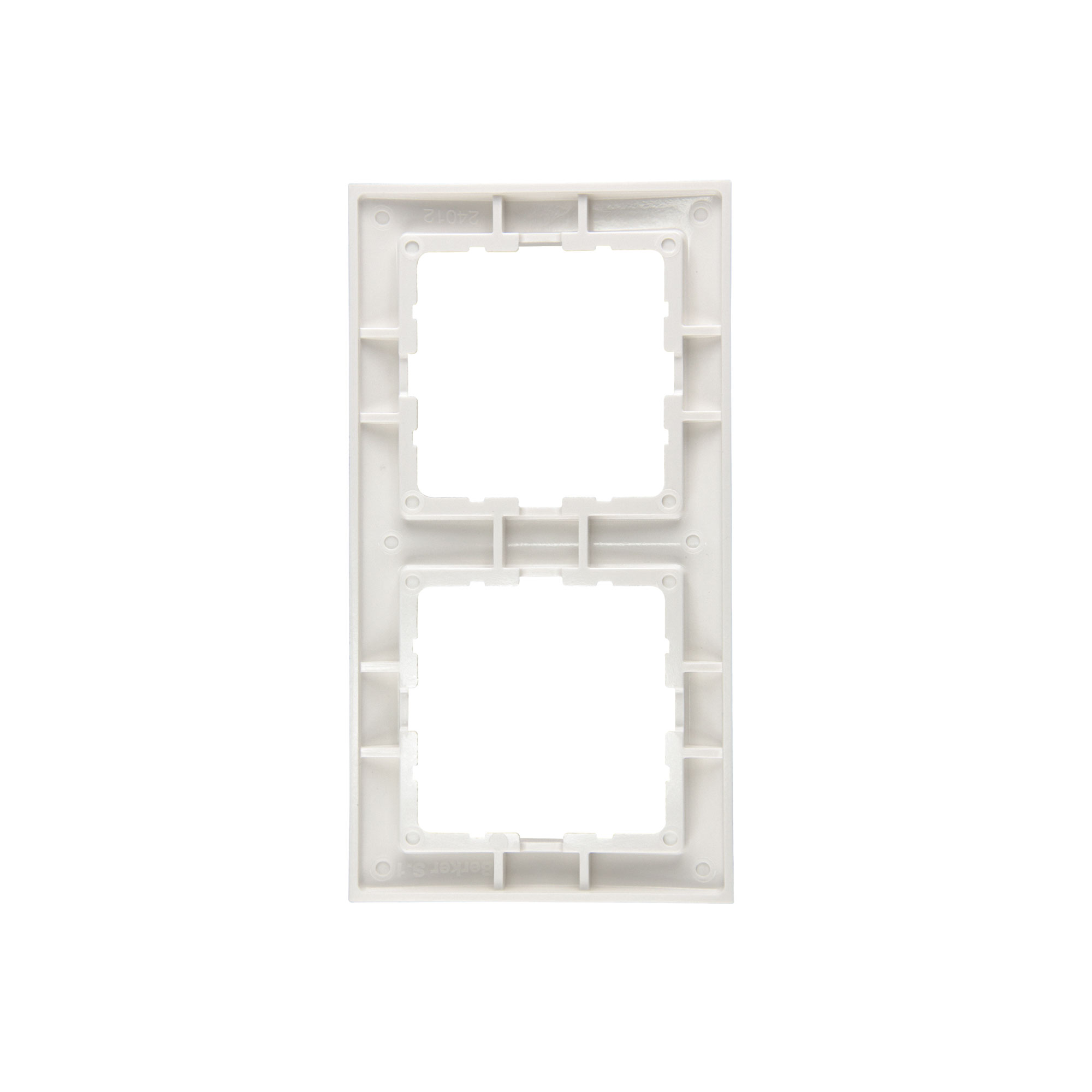 Vierfach-Rahmen für Schalter oder Steckdosen, rechteckige Anordnung, System S.1