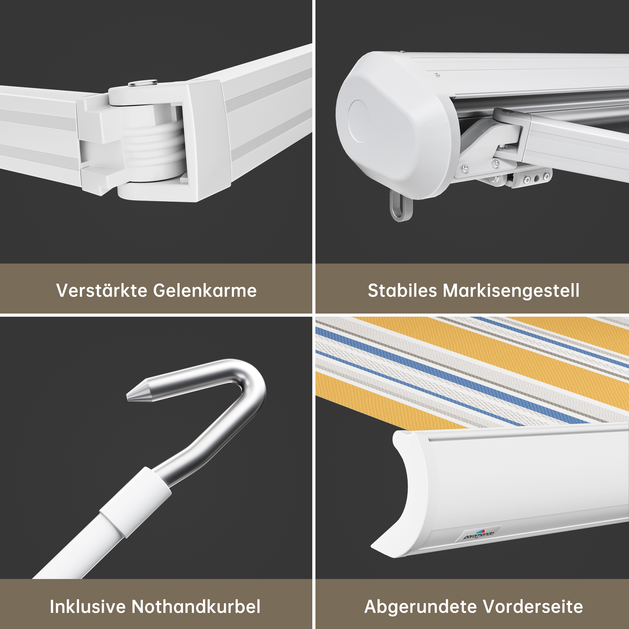 slider_image_019290696fe778788659a94279c38aac Kassettenmarkise Curve 2000 mit verstärkten Gelenkarmen und abgerundeter Vorderseite