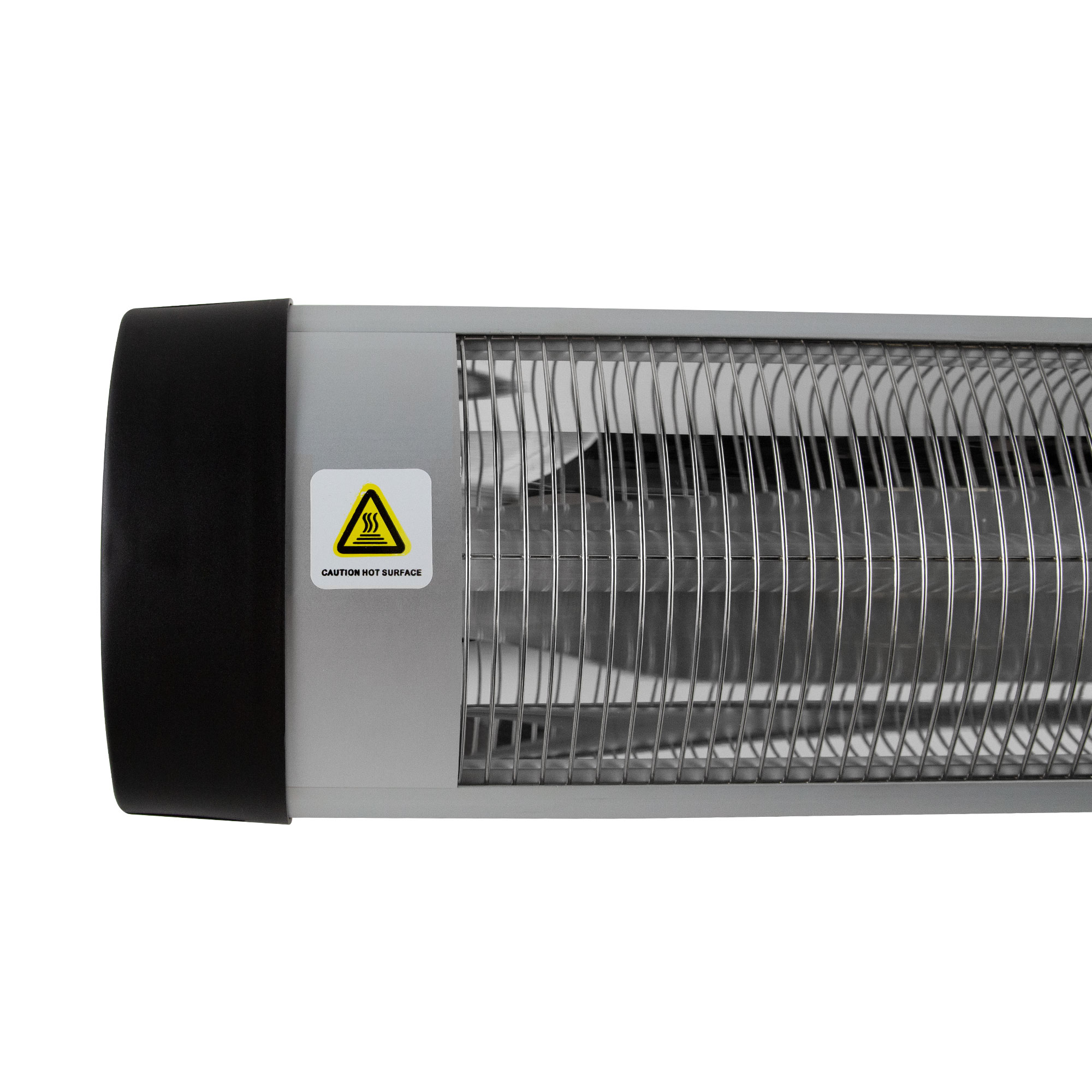 slider_image_018fe2feb0d071dbbd185264baf02ecb Quarz-Infrarotstrahler mit Schutzgitter und Warnhinweis, 2000 Watt Heizleistung