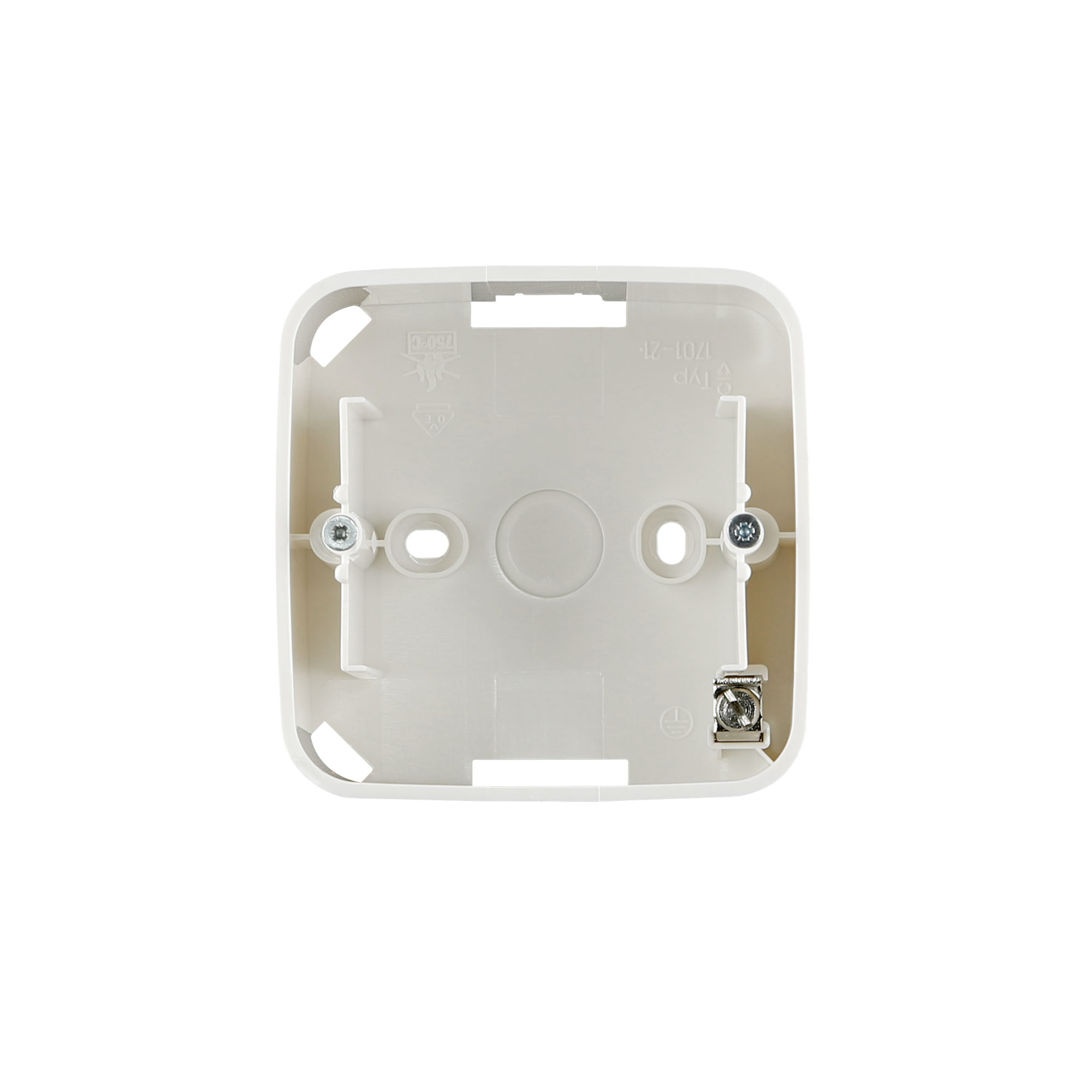 slider_image_018fa059df0d721ebcea29850bb06f91 Aufputzrahmen mit Befestigungselementen und Öffnungen für elektrische Installationen