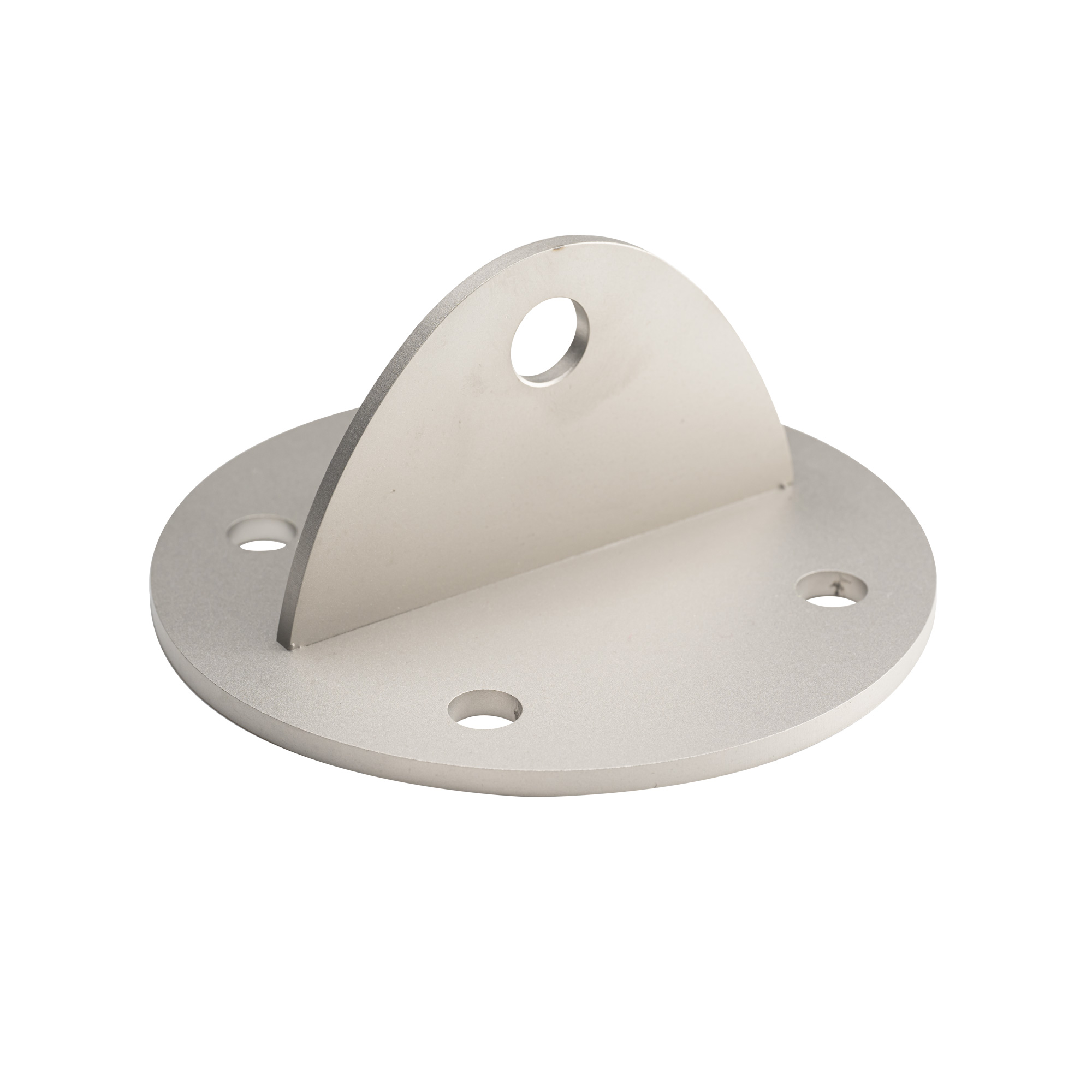 Passiver Wand- und Deckenhalter mit runder Basis und mehreren Befestigungslöchern