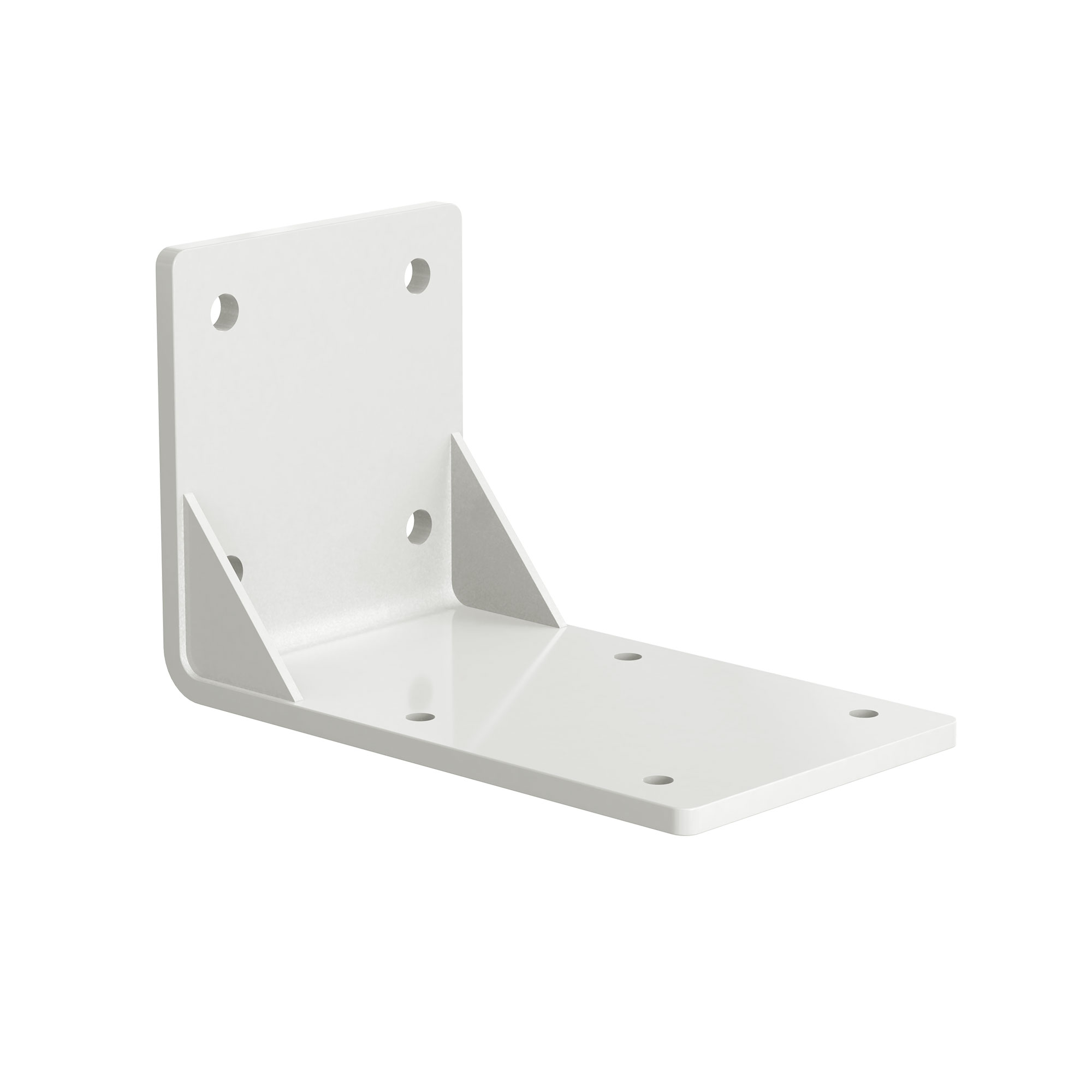 2er-Set Deckenhalterungen für Kassettenmarkise Curve 2000, L-förmige Metallkonstruktion