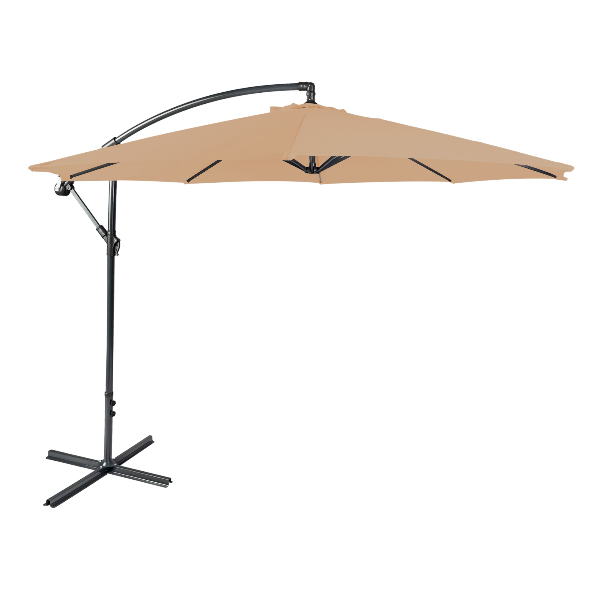 slider_image_01922e89810274279e7302e784d677ef Vier freistehende Ampelschirme in verschiedenen Neigungen und Ausrichtungen