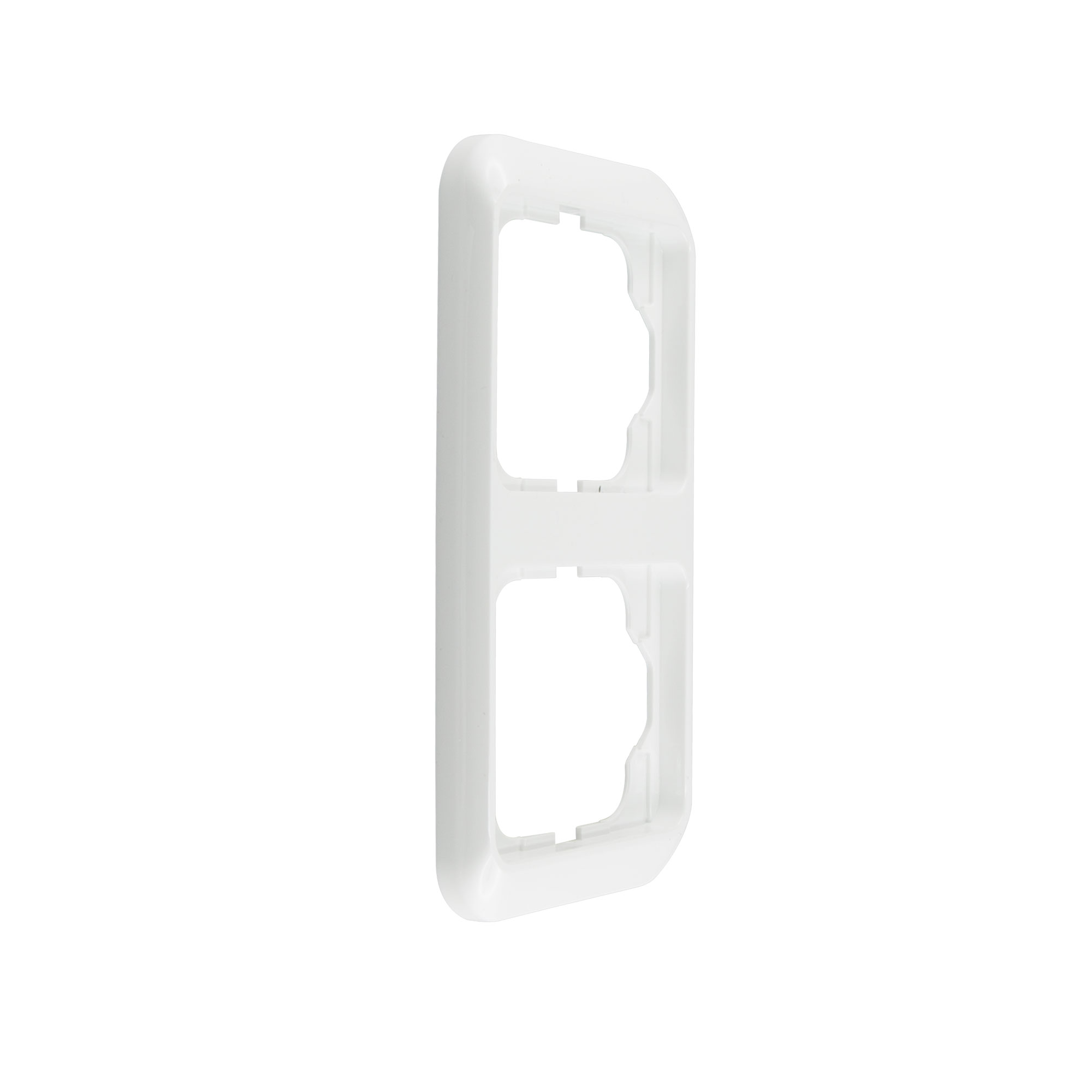 Vierfacher waagerechter Rahmen für Schalter oder Steckdosen, Alpha Nea System