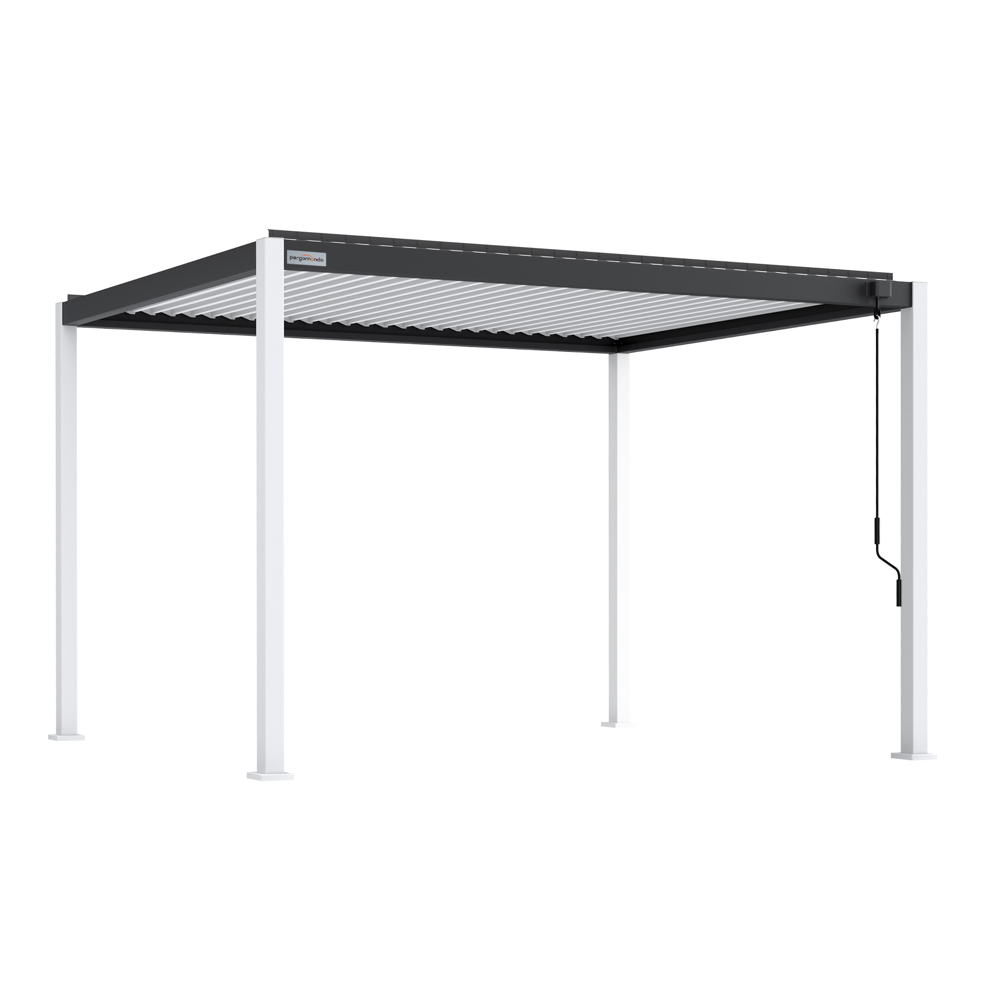 slider_image_019209b4080674a7b9d2a79e78a4cbe0 Pergola mit verstellbarem Lamellendach und stabiler Rahmenkonstruktion