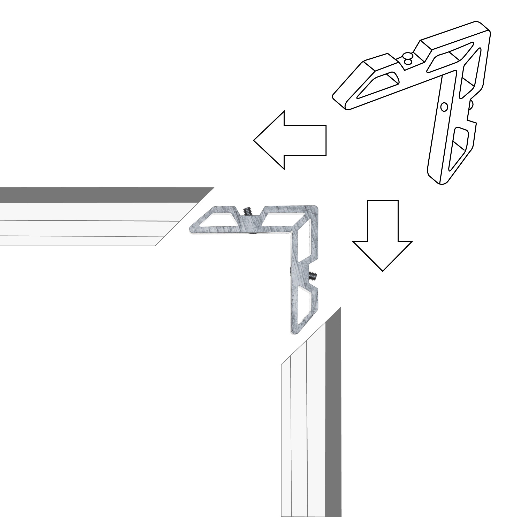 slider_image_018f3e9aaa907bf09acf7ba77342031d Eckverbinder für Insektenschutz-Spannrahmen SlimLine, Aluminium, Montageanleitung