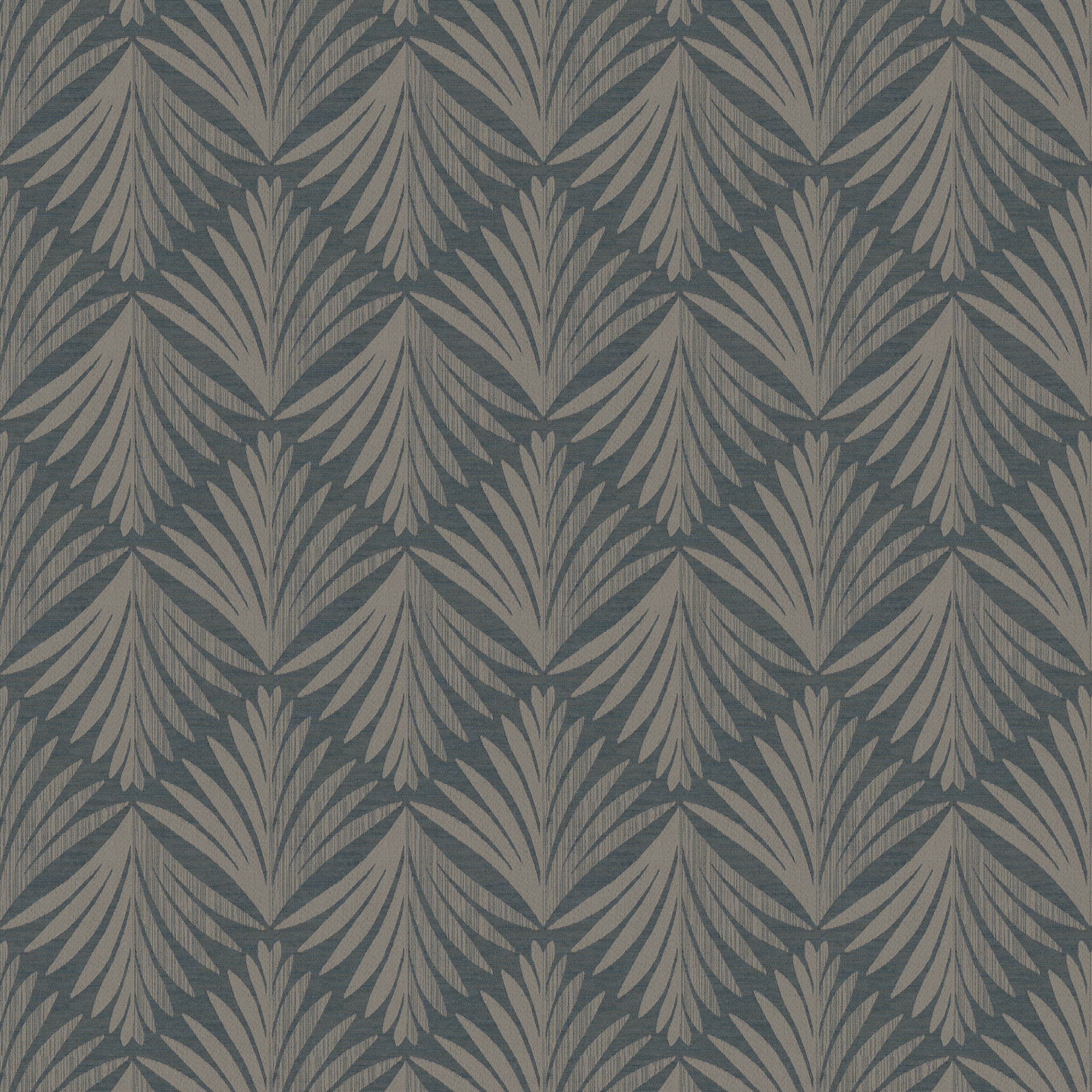 Stoffmuster für Vorhänge nach Maß | 59 dunkelblau / blickdicht / Shiny Palace