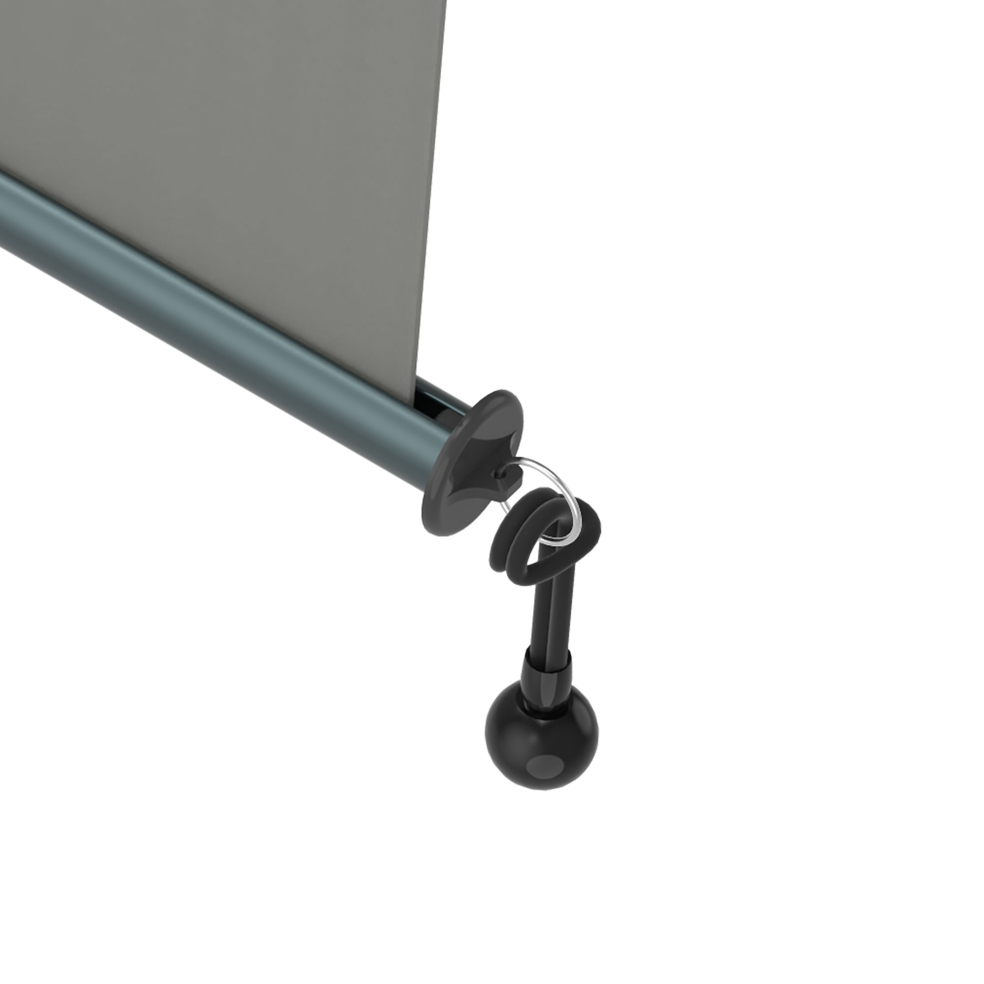 slider_image_6521c0c68bb44b65a9ec0159d0d79114 Außenrollo mit Kassette und Kurbel, zeigt Aufbau und Funktion der Senkrechtmarkise