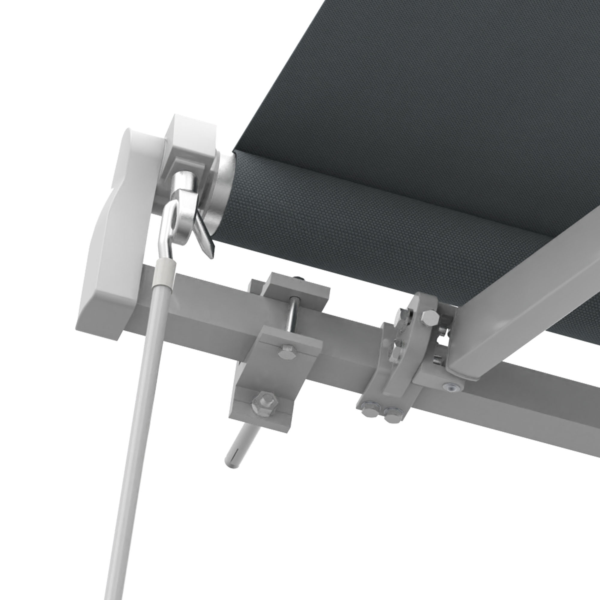 slider_image_01928fe13c207cc19fe1f285c4725da5 Gelenkarmmarkise Basic 2000 mit mechanischem Aufbau und Befestigungselementen