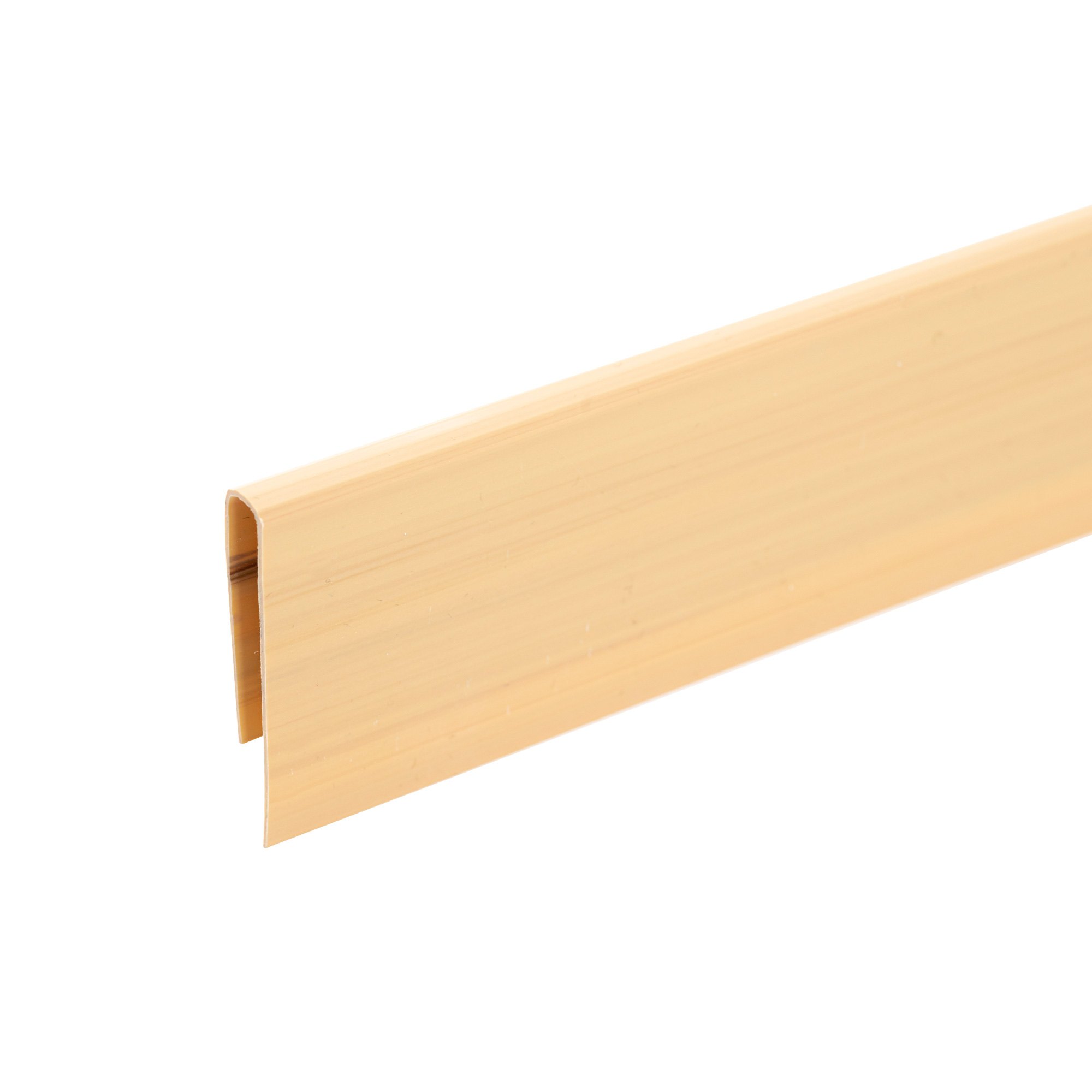 PVC Abdeckprofil für Sichtschutzmatten, rechteckig, zur Befestigung und Abdeckung