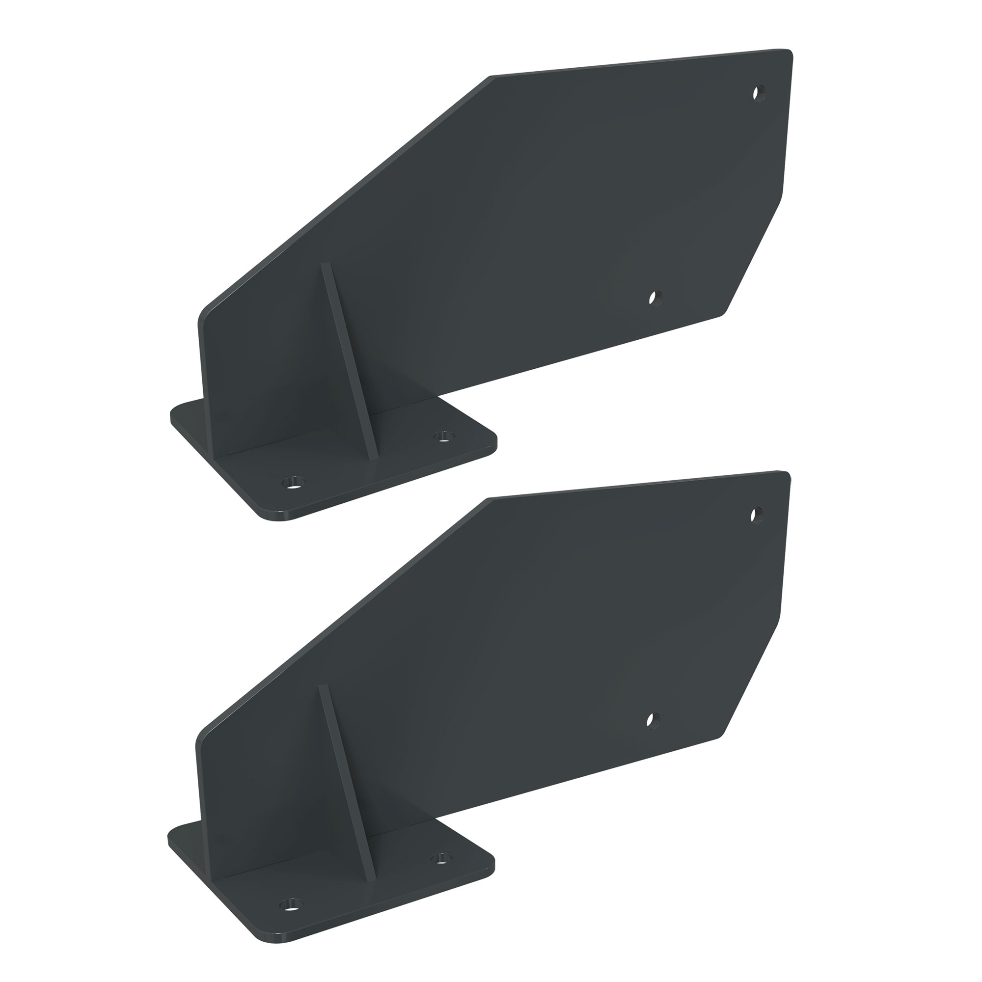 Halterung für Kassettenmarkise Curve 2000 mit Befestigungslöchern und stabiler Bauweise