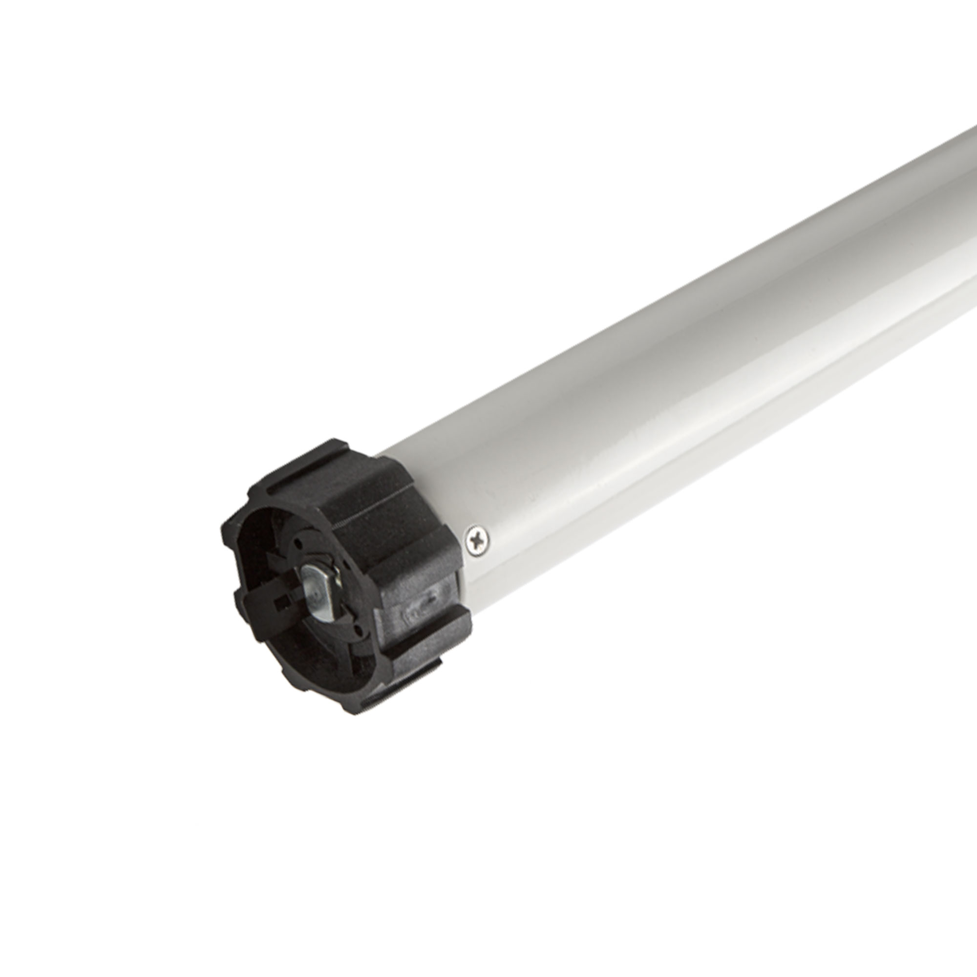 Rollladenmotor Universal mit zylindrischem Gehäuse und Anschluss für elektrische Steuerung