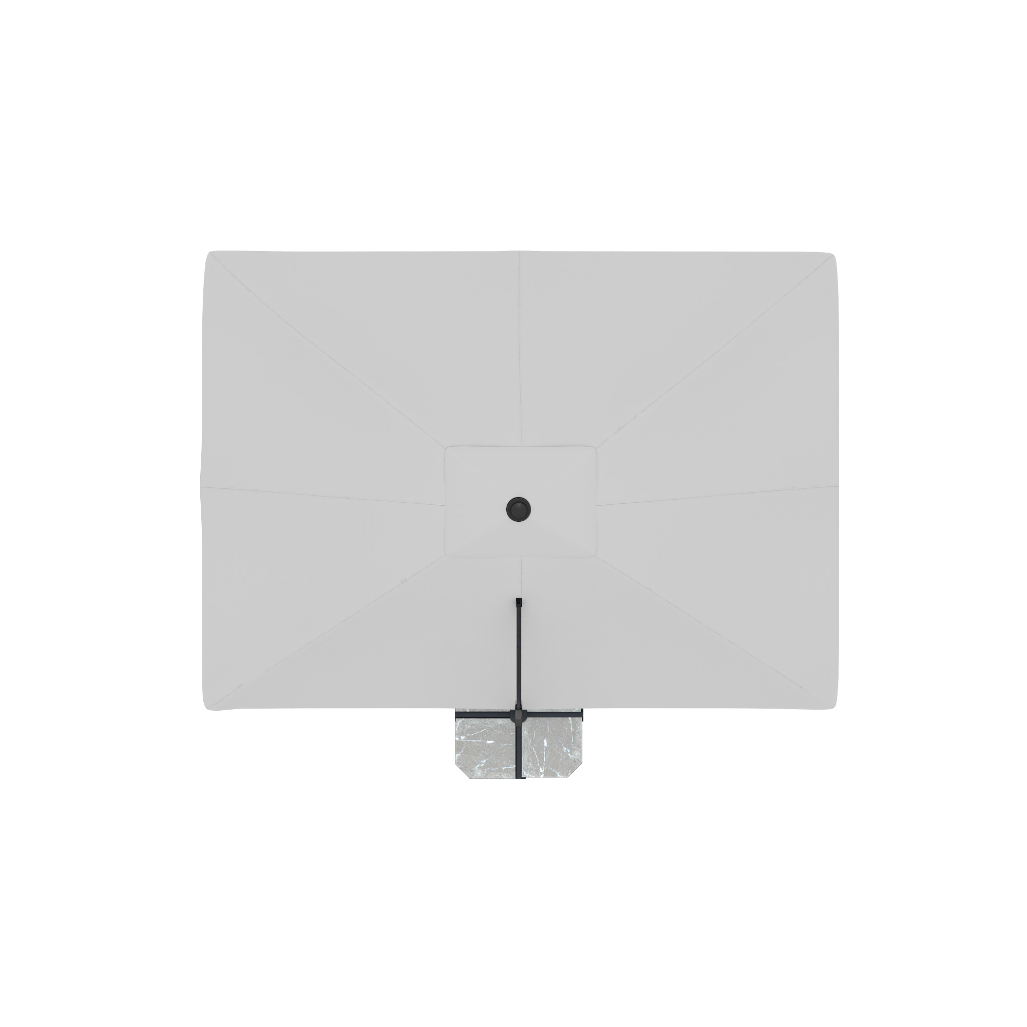 slider_image_659709dc8d044133bf09afa81f385811 Ampelschirm mit zentralem Mast und achteckigem Schirm von oben betrachtet