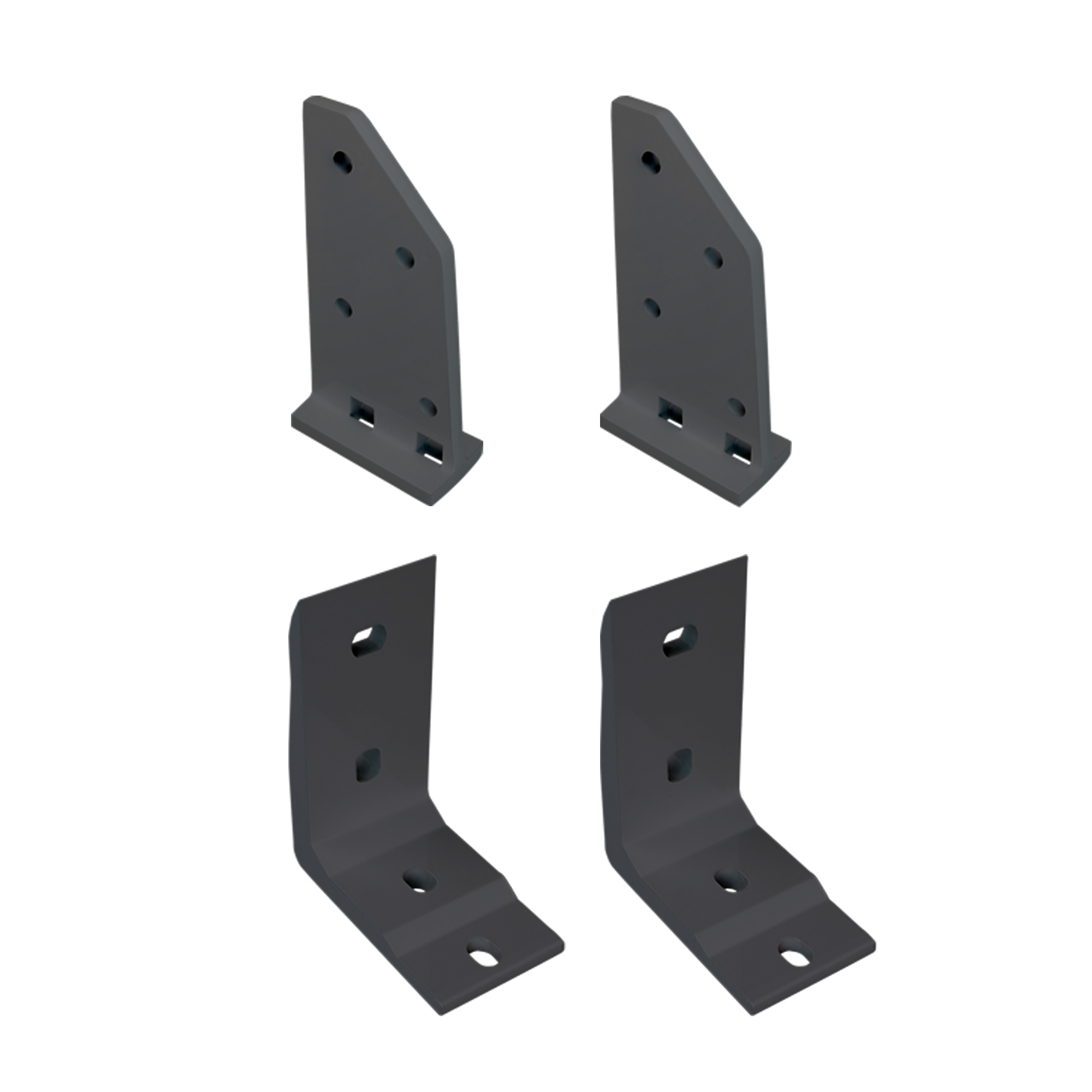 slider_image_ Dachsparrenhalter-Set mit Deckenwinkel für Kassettenmarkise Line, sechs Halterungen abgebildet