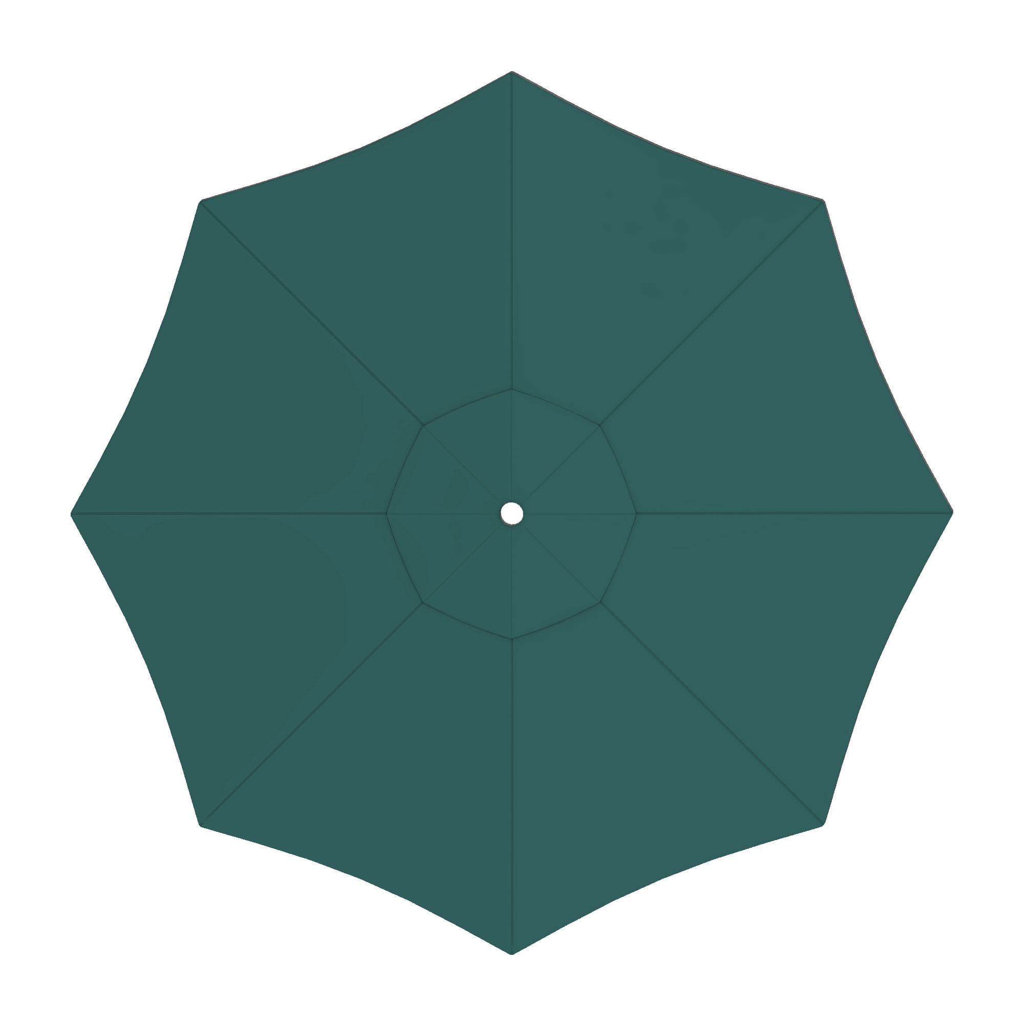 Bespannung für knickbaren Holz-Sonnenschirm, geeignet für paramadera Modelle