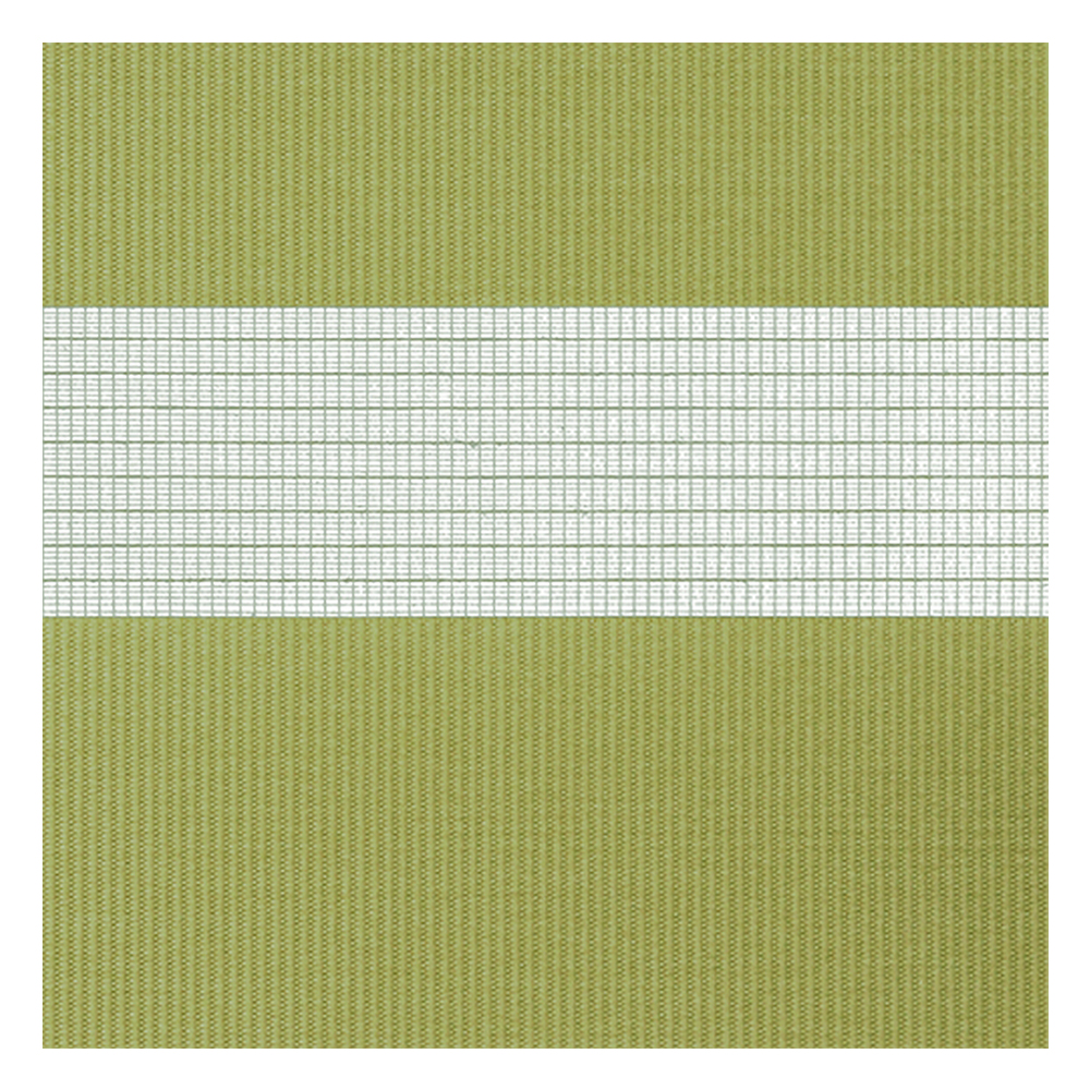 Stoffmuster für Doppelrollo nach Maß | A021 grün / lichtdurchlässig / Spring