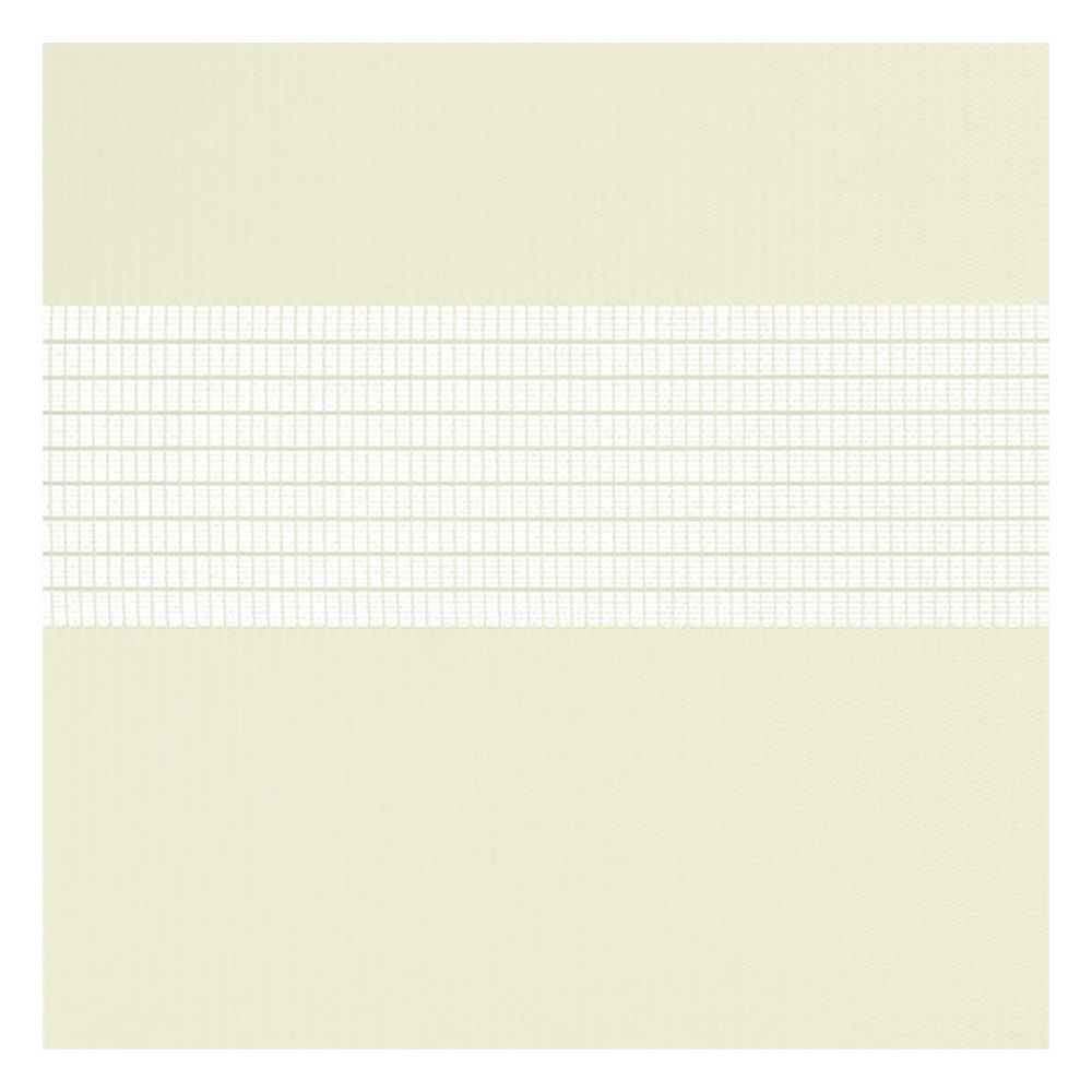 Stoffmuster für Doppelrollo nach Maß | A002 beige-creme / lichtdurchlässig / Spring