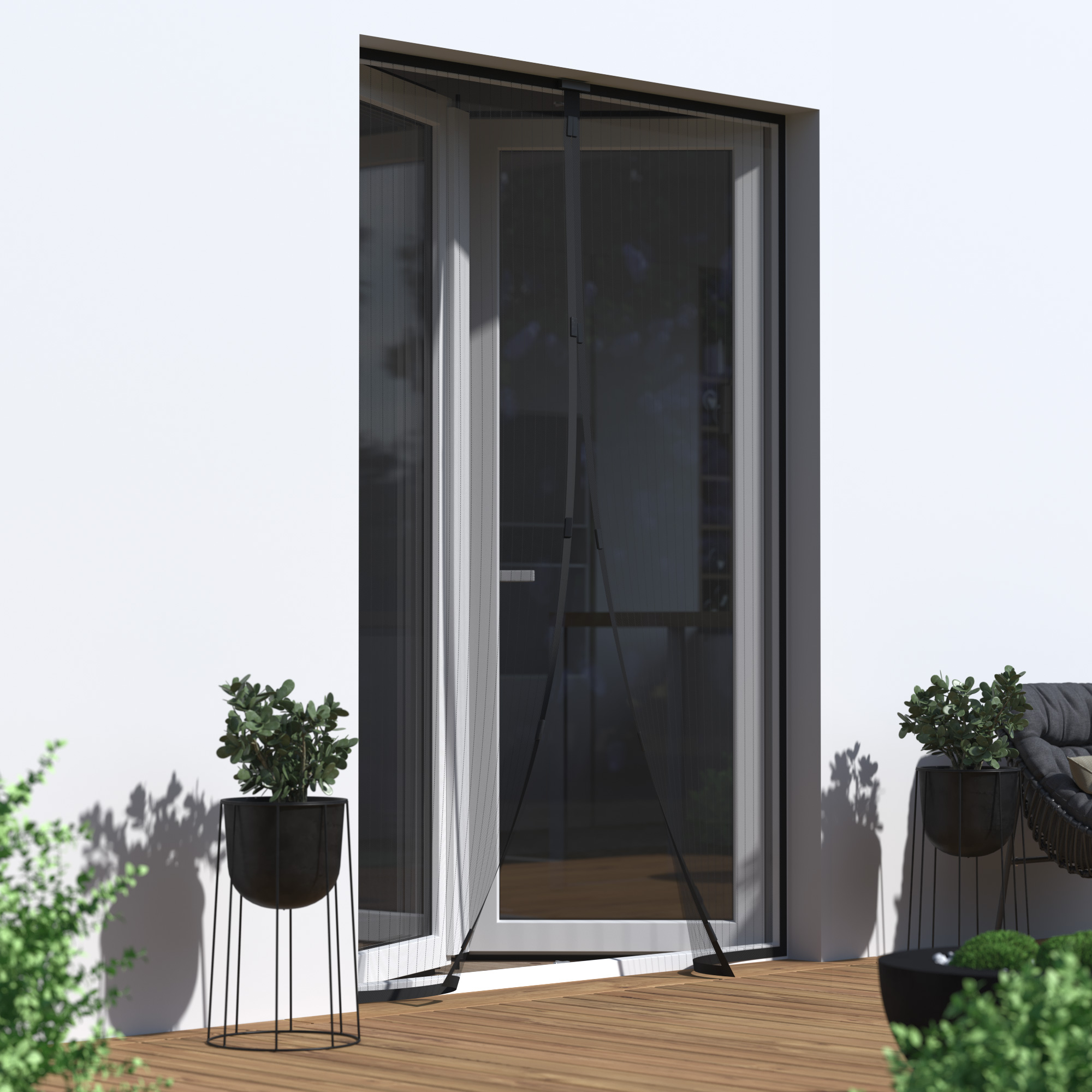 slider_image_01927073904e7c929094058e296a49de Fliegengitter-Magnetvorhang an einer Türöffnung, um Insekten fernzuhalten