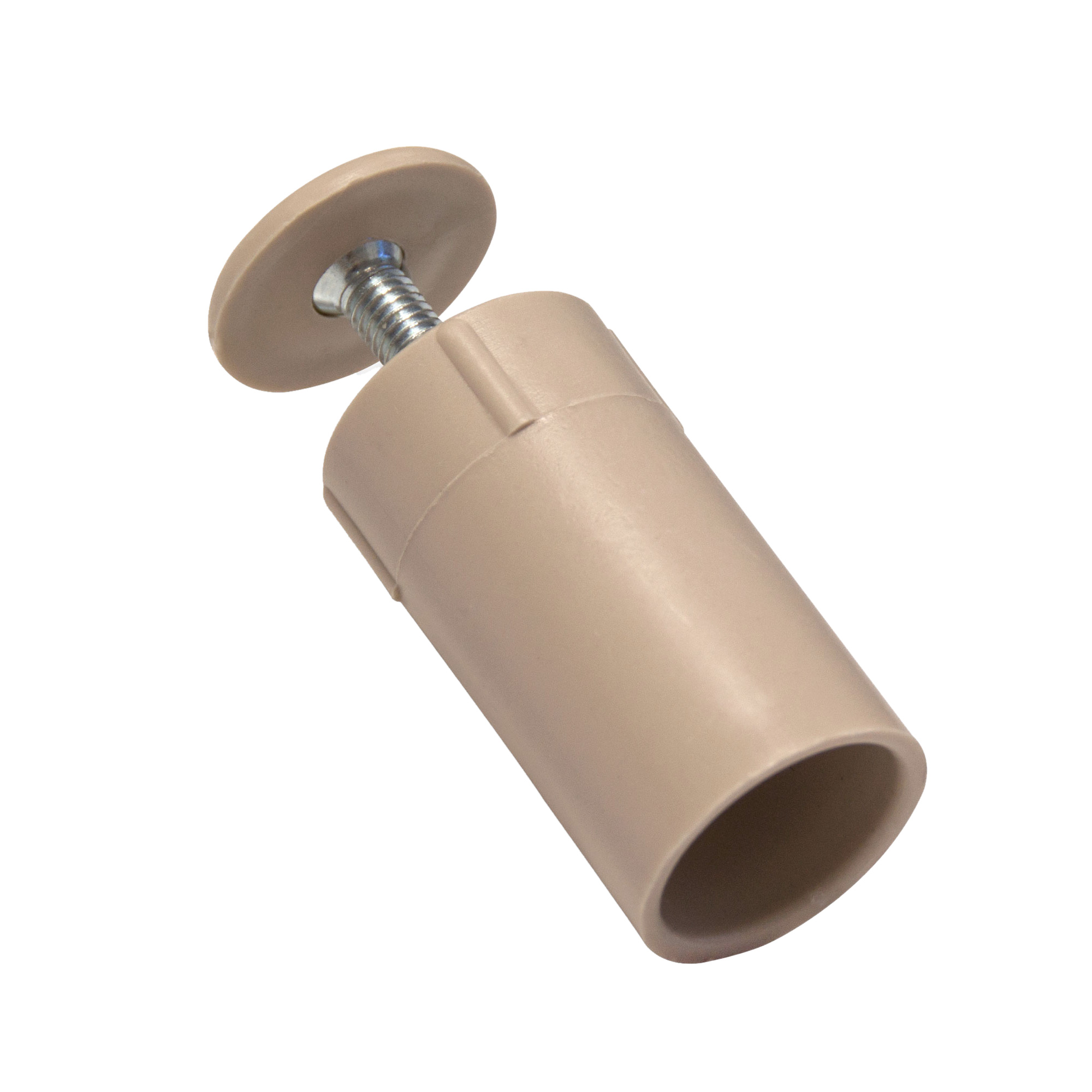 Anschlagstopper für Rollladenendleiste | 40 mm Länge, beige