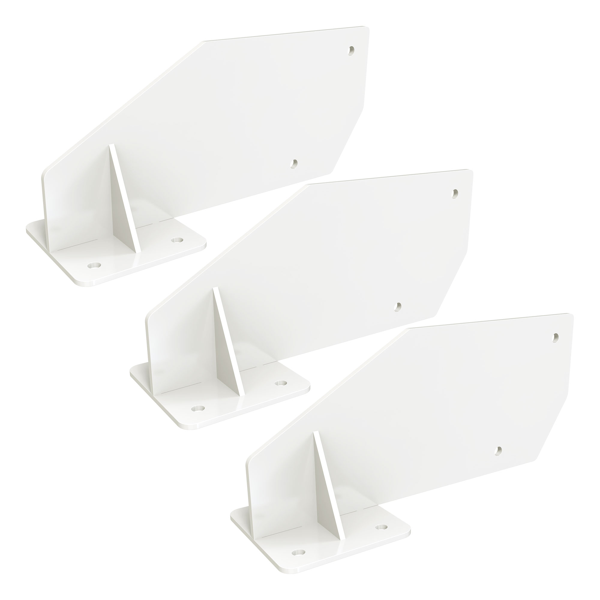 Halterung für Kassettenmarkise Curve 2000 mit Befestigungslöchern und stabiler Bauweise