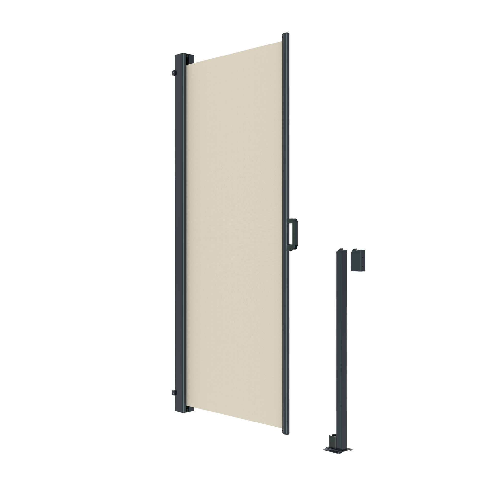 slider_image_afb232545fbe4e72ae9a197412cfcc46 Seitenzugmarkise mit Griff und Halterung für flexible Montage und Sichtschutz