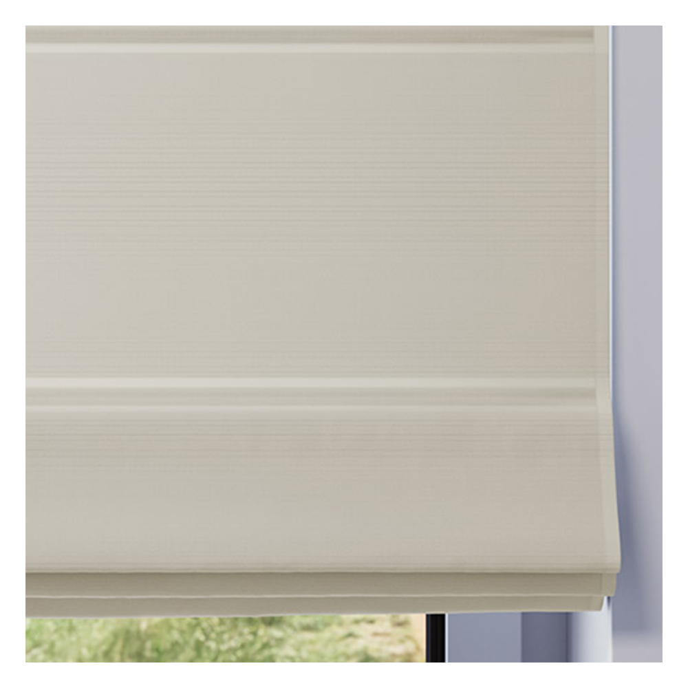 Stoffmuster für Raffrollo nach Maß | 507 beige / verdunkelnd / Roma