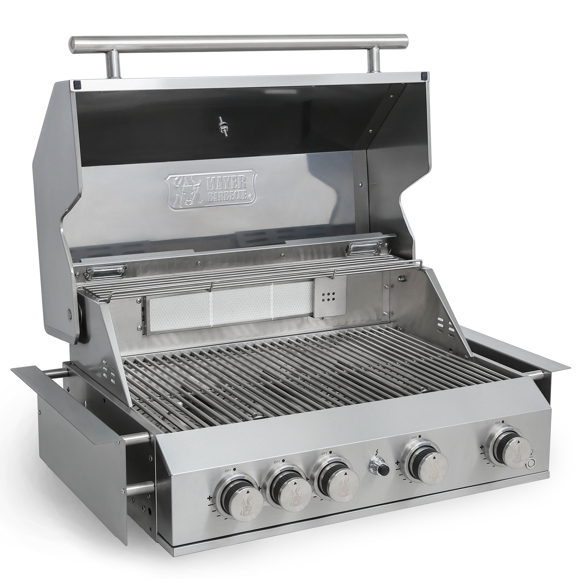 Einbau-Gasgrill MBG-400S/EB | mit Backburner
