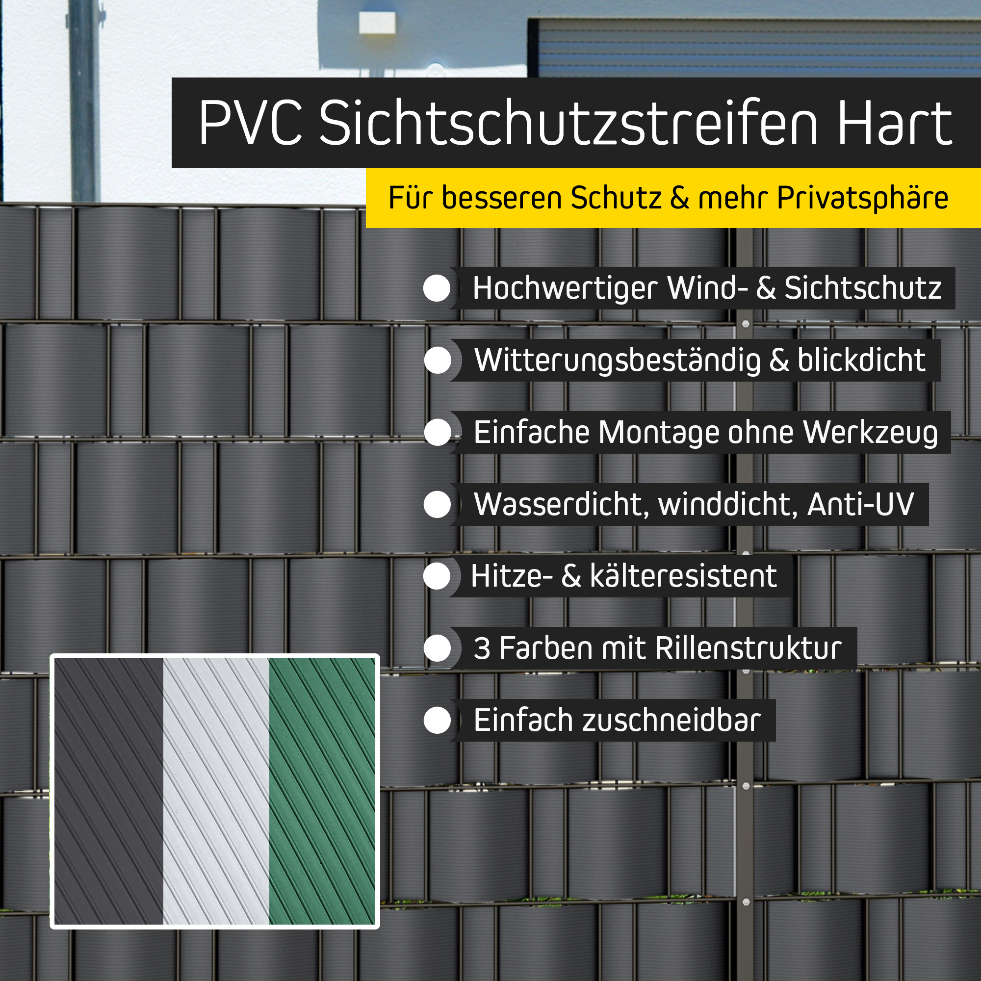 slider_image_0192b963abb17980ae239f171dd766e6 PVC Sichtschutzstreifen für Wind- und Sichtschutz, witterungsbeständig, einfache Montage