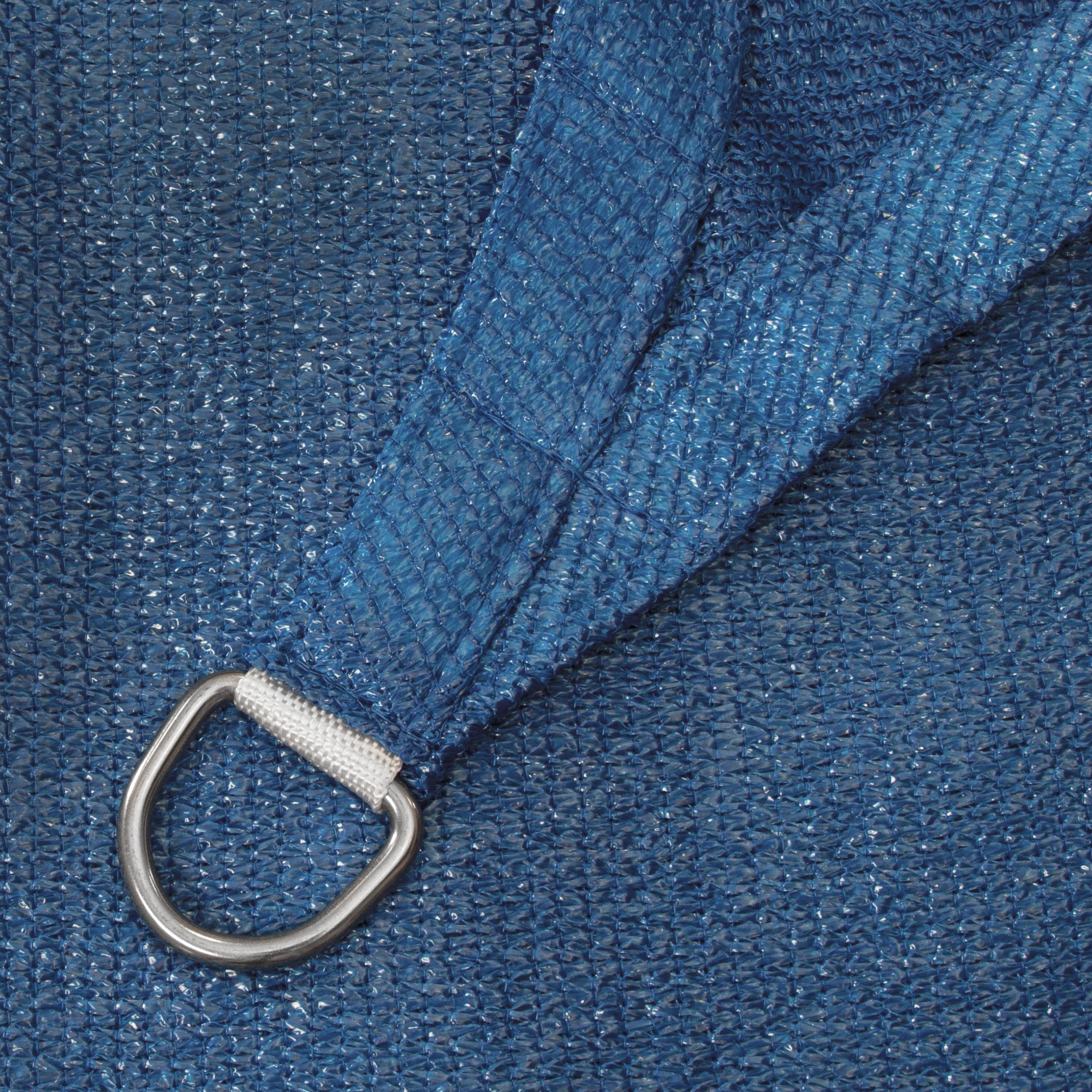 Sonnensegel mit Metallring zur Befestigung aus atmungsaktivem Material