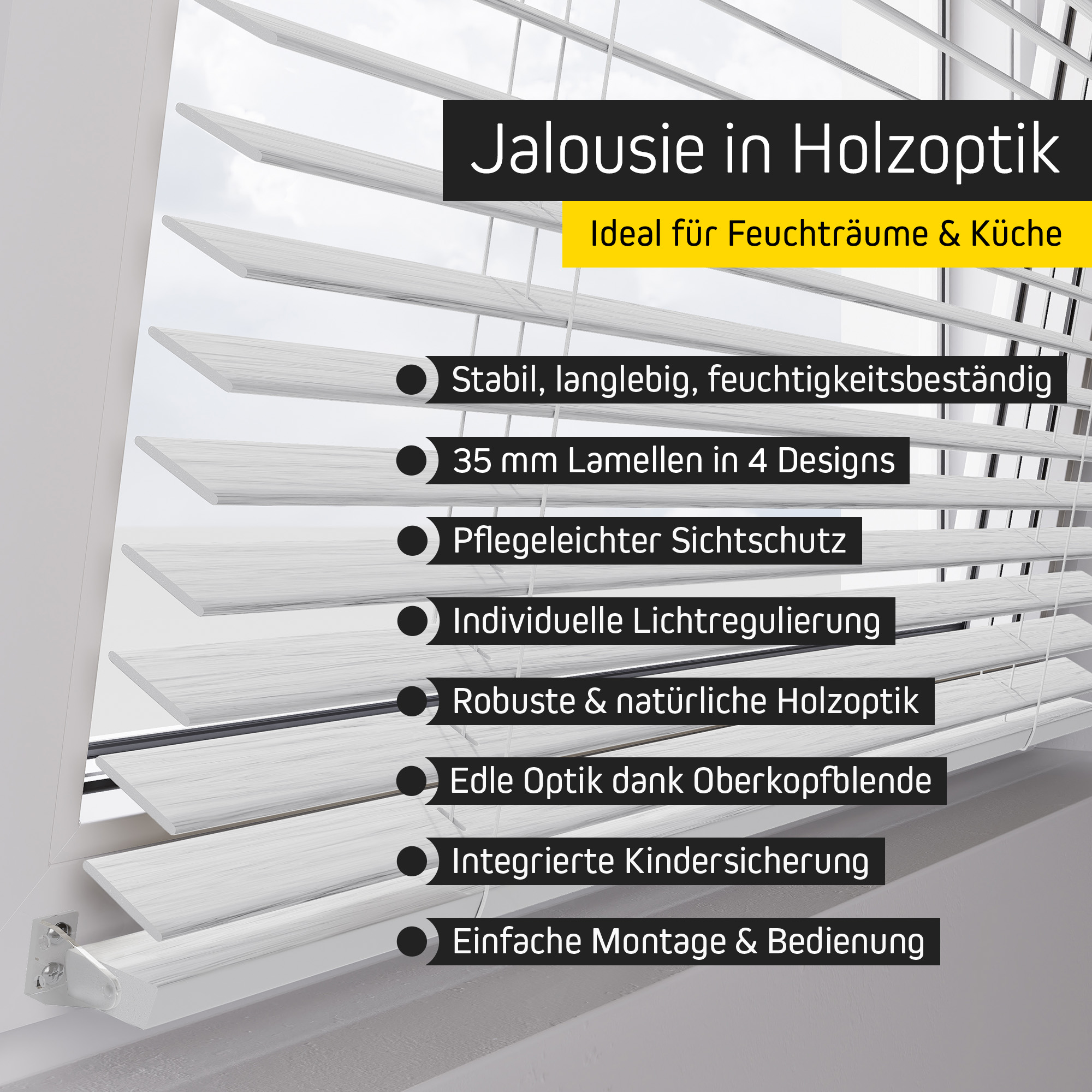 slider_image_019710b3de567c35b1c25364c563ee2c Jalousie in Holzoptik mit PVC-Lamellen für Sichtschutz und Lichtregulierung