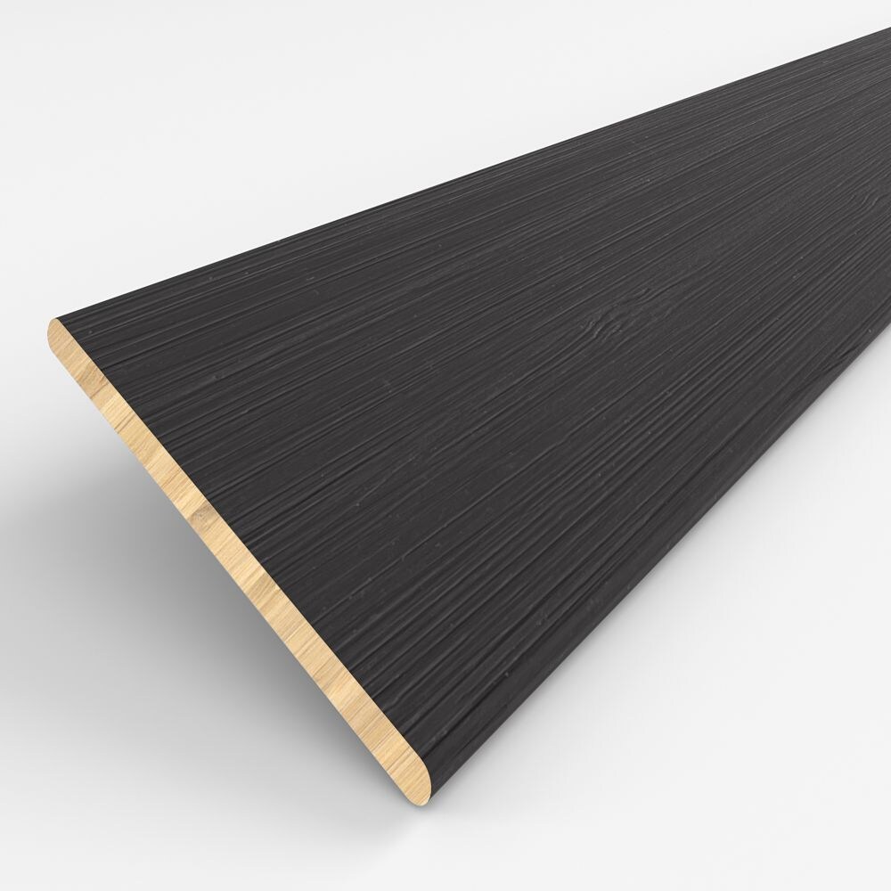 Lamellen-Muster für maßgefertigte Holz-Jalousie, zeigt Struktur und Aufbau der Lamelle