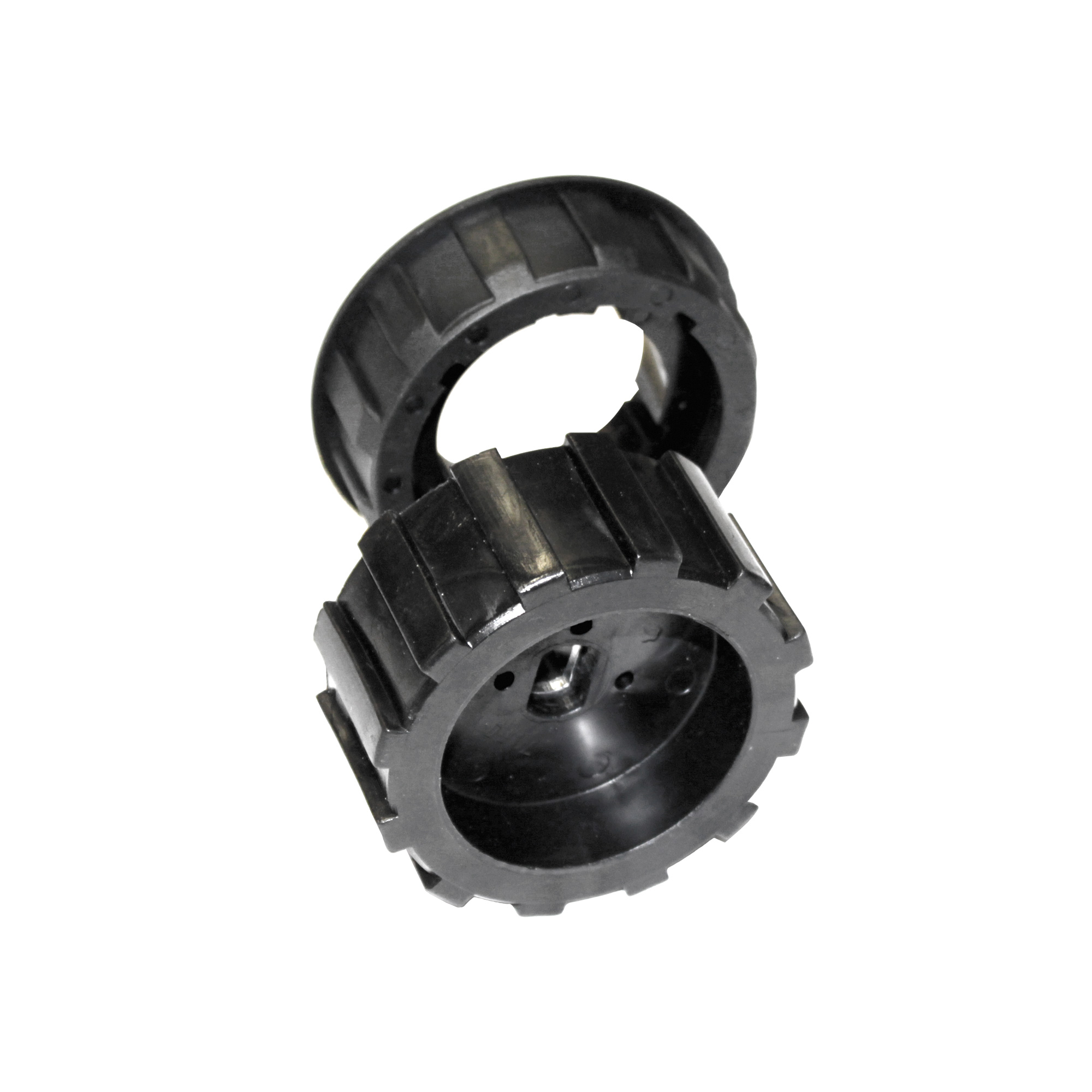 slider_image_ Motoradapter für Rollladenmotoren SL, zylindrische Form mit strukturierten Öffnungen