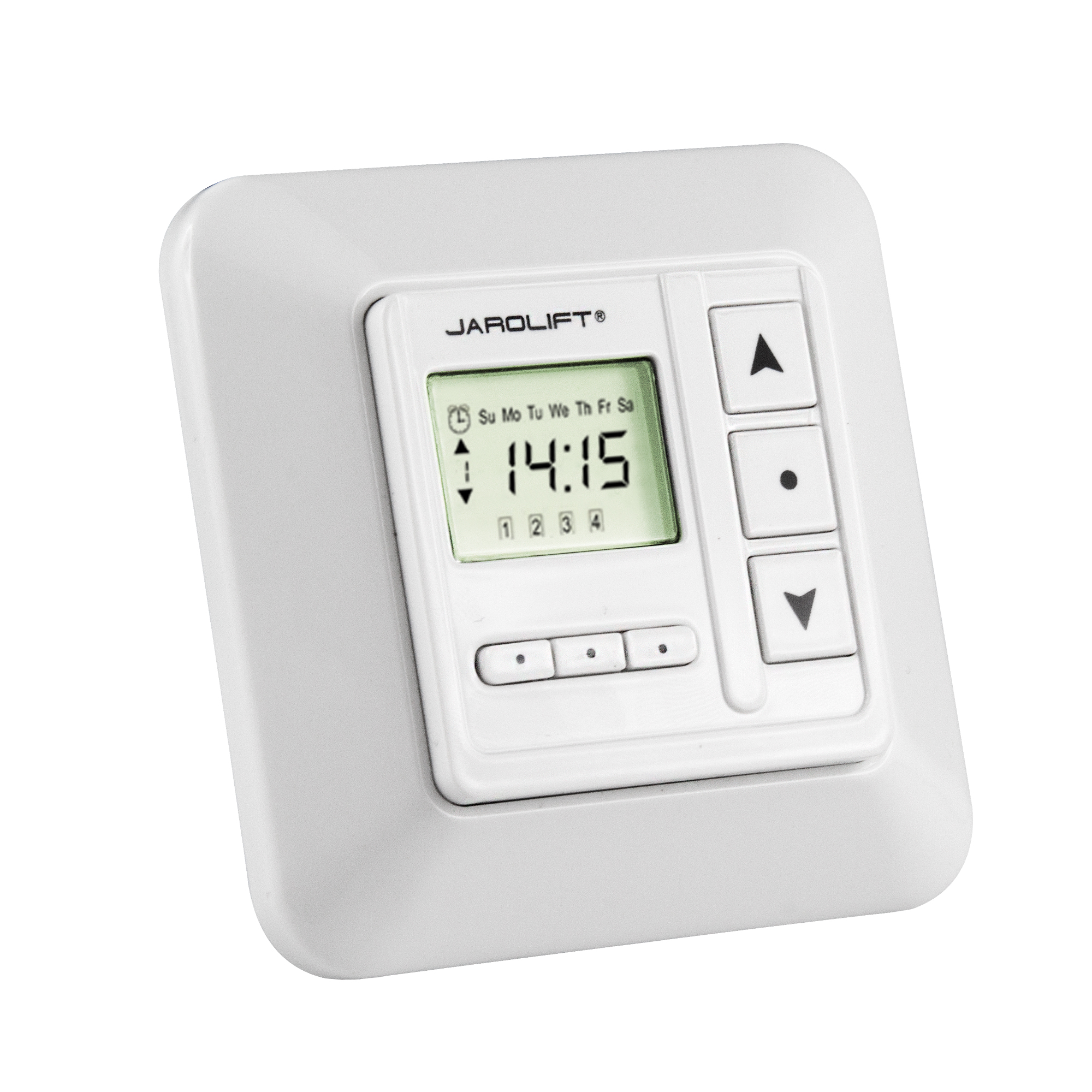 Funk-Wandsender mit Display und Tasten zur Steuerung von Geräten