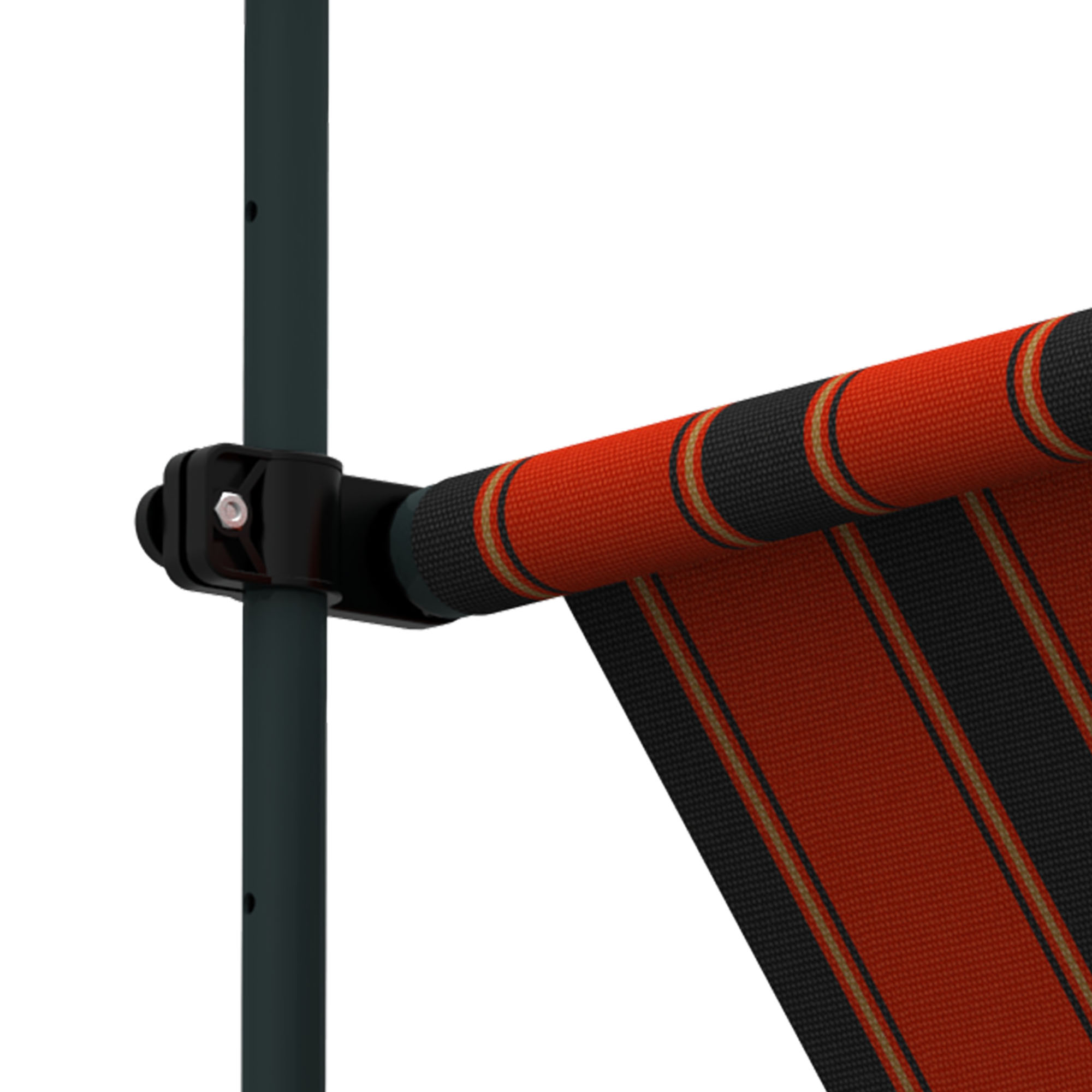 slider_image_01928ab6493f7ecf975f5138b8fbd4db Klemmmarkise mit Halterung und Tuch, geeignet für Balkonmontage