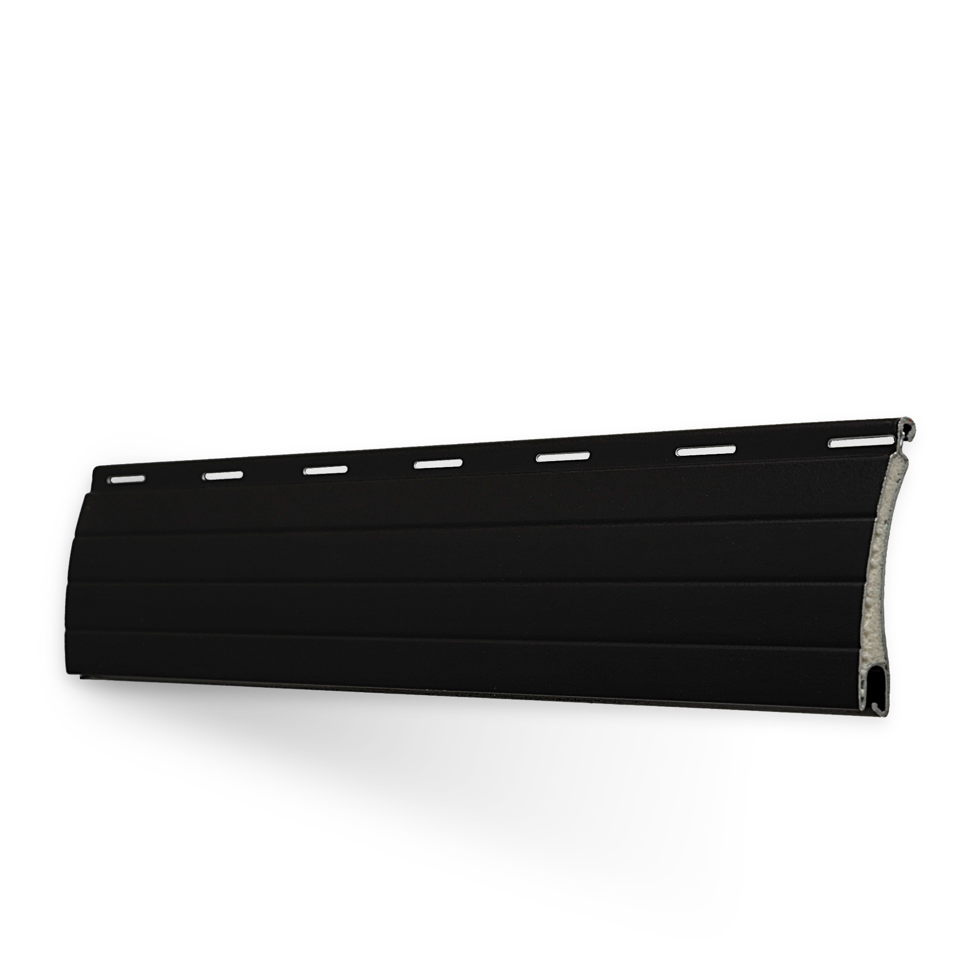 Lamellen-Muster für Rollladenpanzer nach Maß | Aluminium / PA37 / 20 schwarz