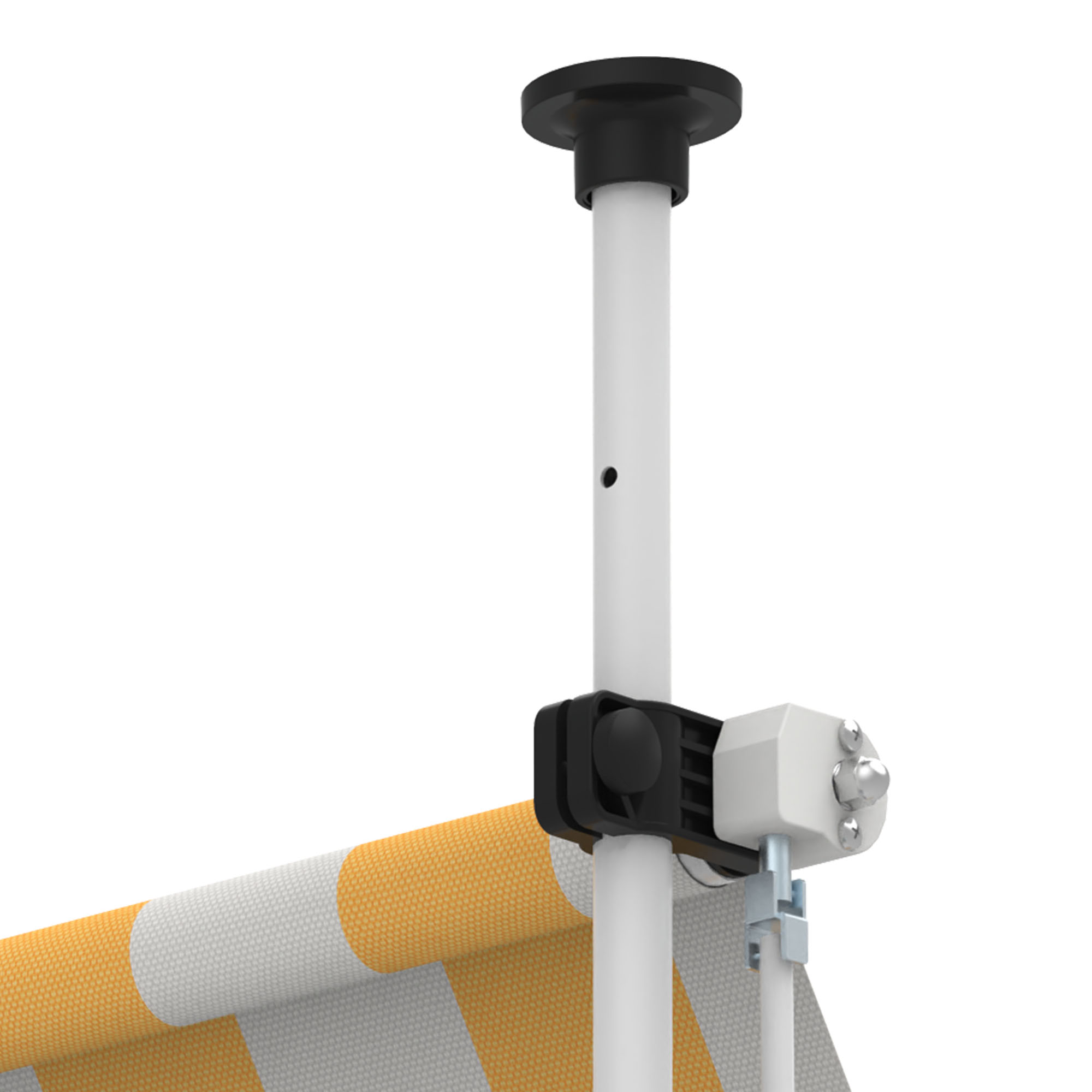 Ersatzteilset für Klemm- und Balkonmarkise mit Halterung und Befestigungselementen